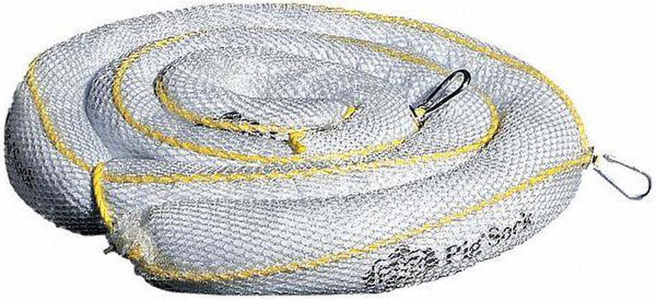 Main image of PIG BOM406 Absorbent Boom, Absorbs 16 gal. Oil-Based Liquids, PK 8 ,White