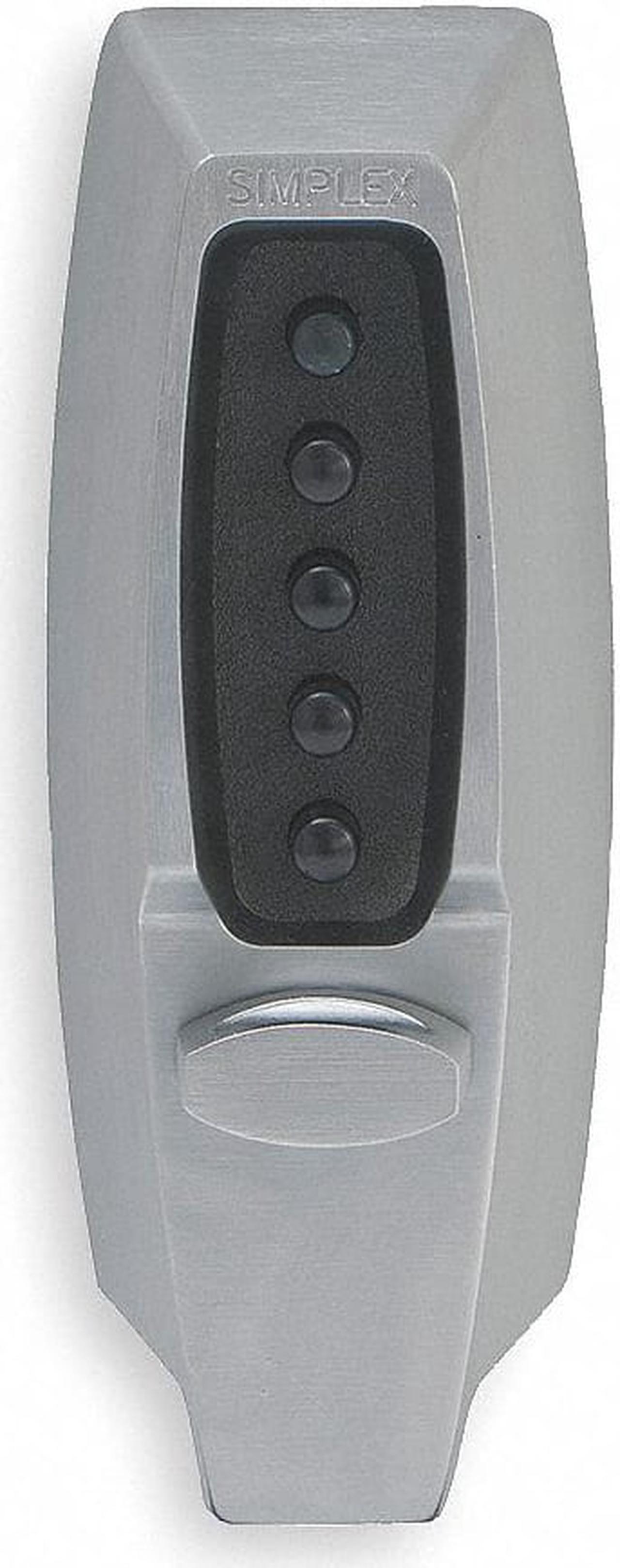 Door Lock, Push Button, Satin Chrome