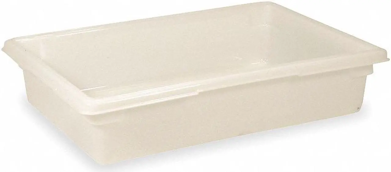 Main image of Rubbermaid Commercial RCP 3508 WHI Food/Tote Boxes, 8.50 gal., White