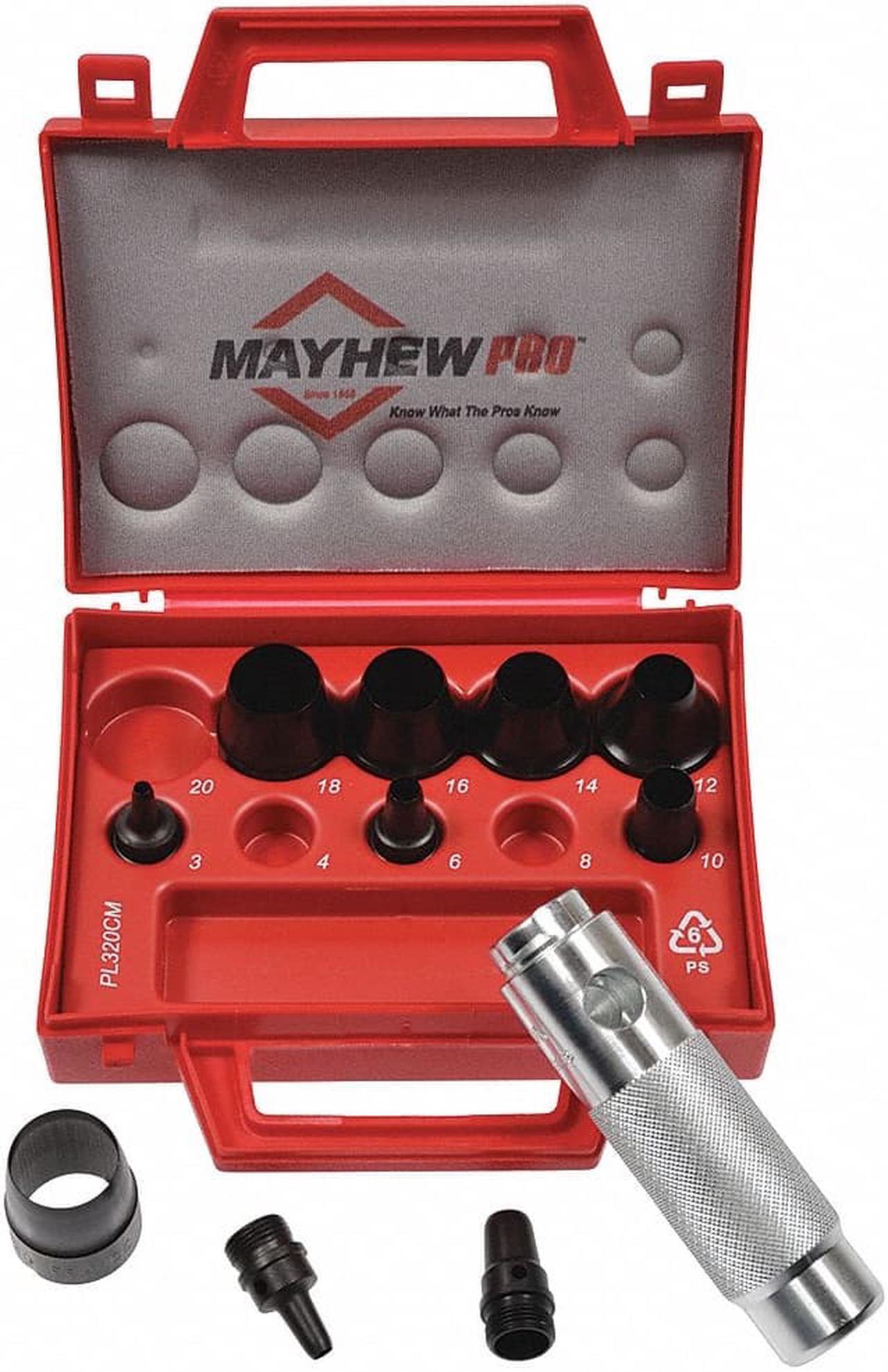 Alt view image 2 of 2 - Mayhew Pro Hollow Punch Set,Not Tether Capable HAWA 66010