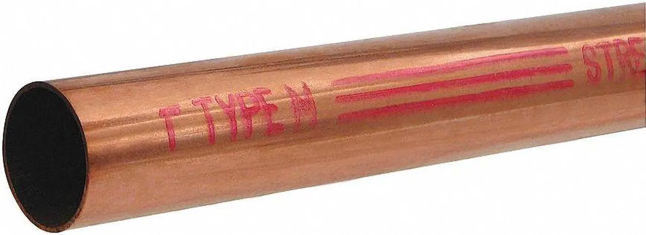 Alt view image 4 of 4 - MUELLER INDUSTRIES MH04002 5/8" OD x 2 ft. Straight Copper Tubing Type M