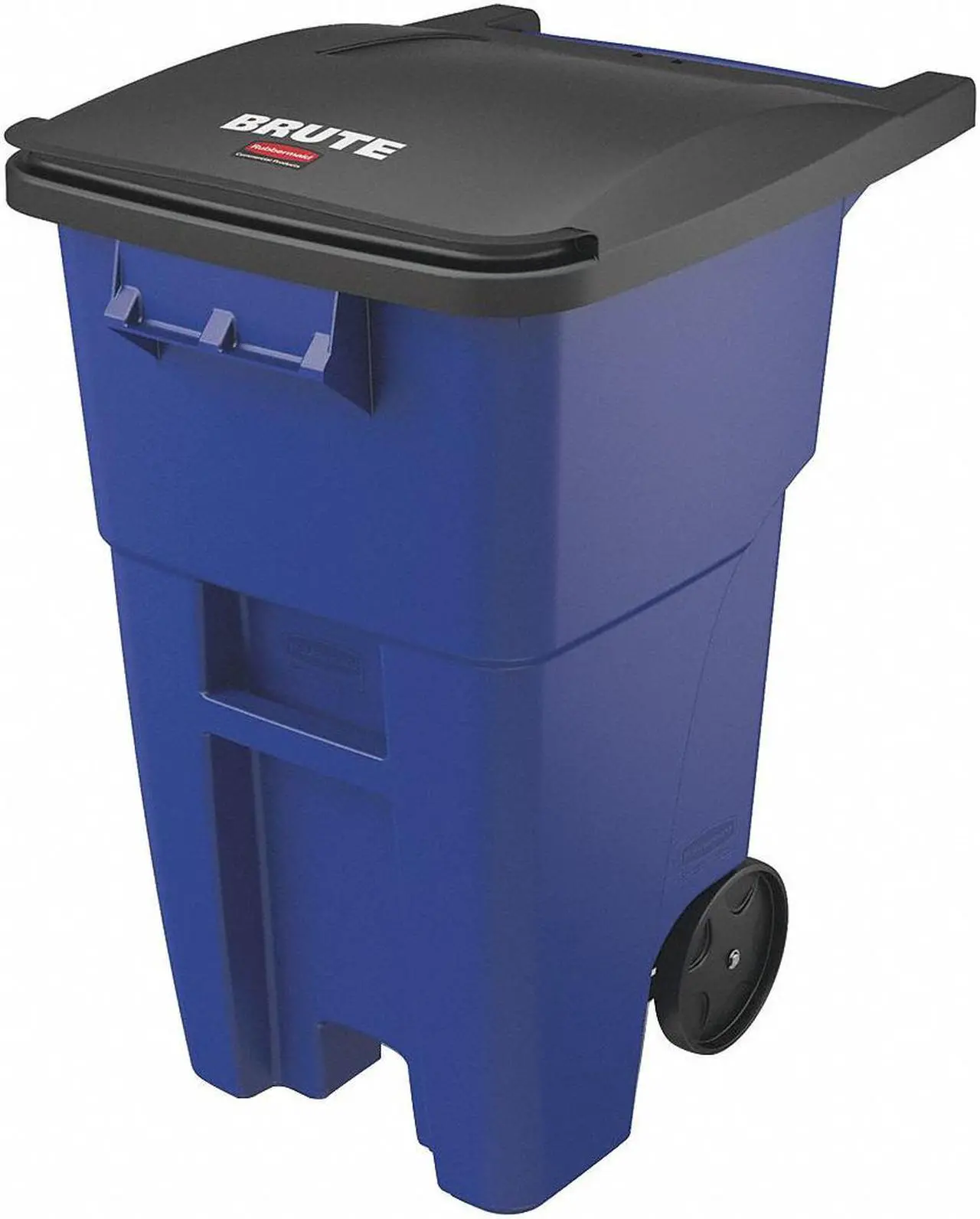 Alt view image 2 of 3 - RUBBERMAID COMMERCIAL FG9W2700BLUE 50 gal Rectangular Trash Can, Blue, 24 in