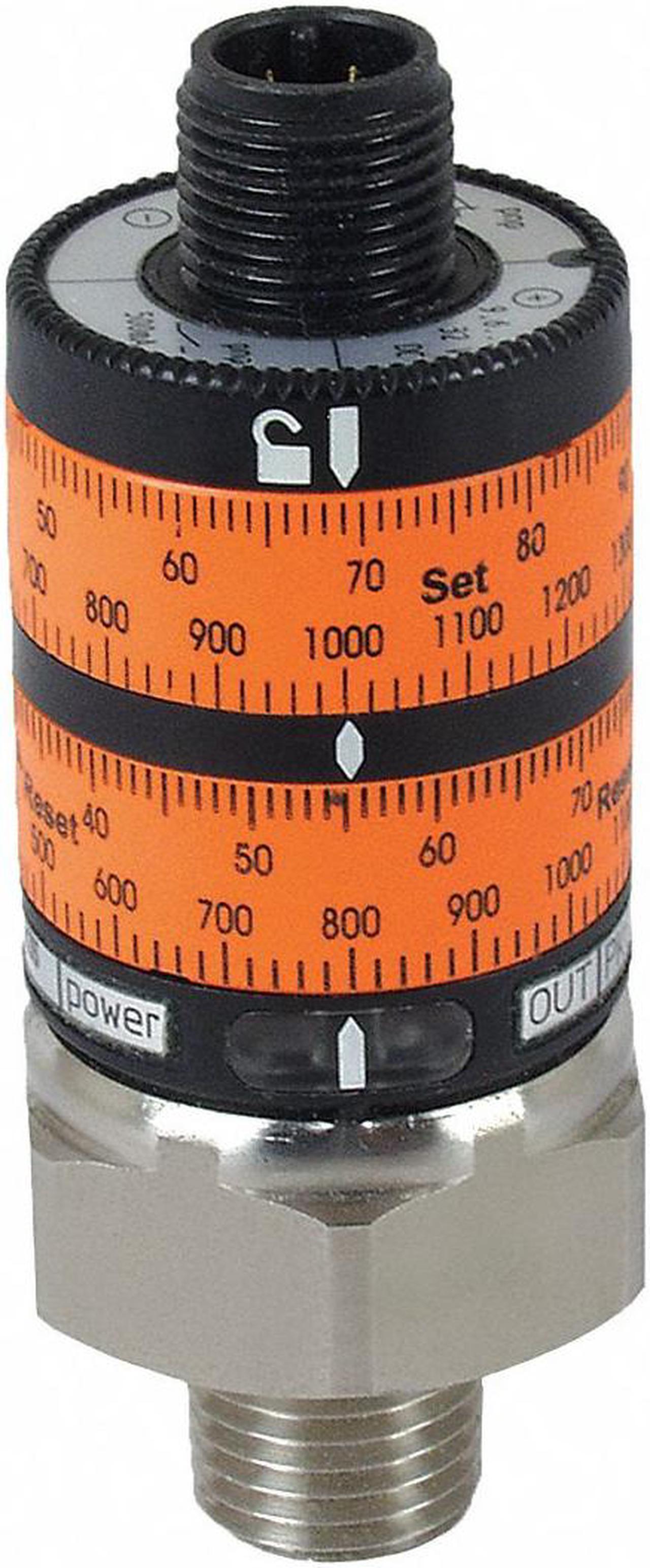 Main image of Pressure Switch,(2) SPST,0to1450psi,1/4" IFM PK6222