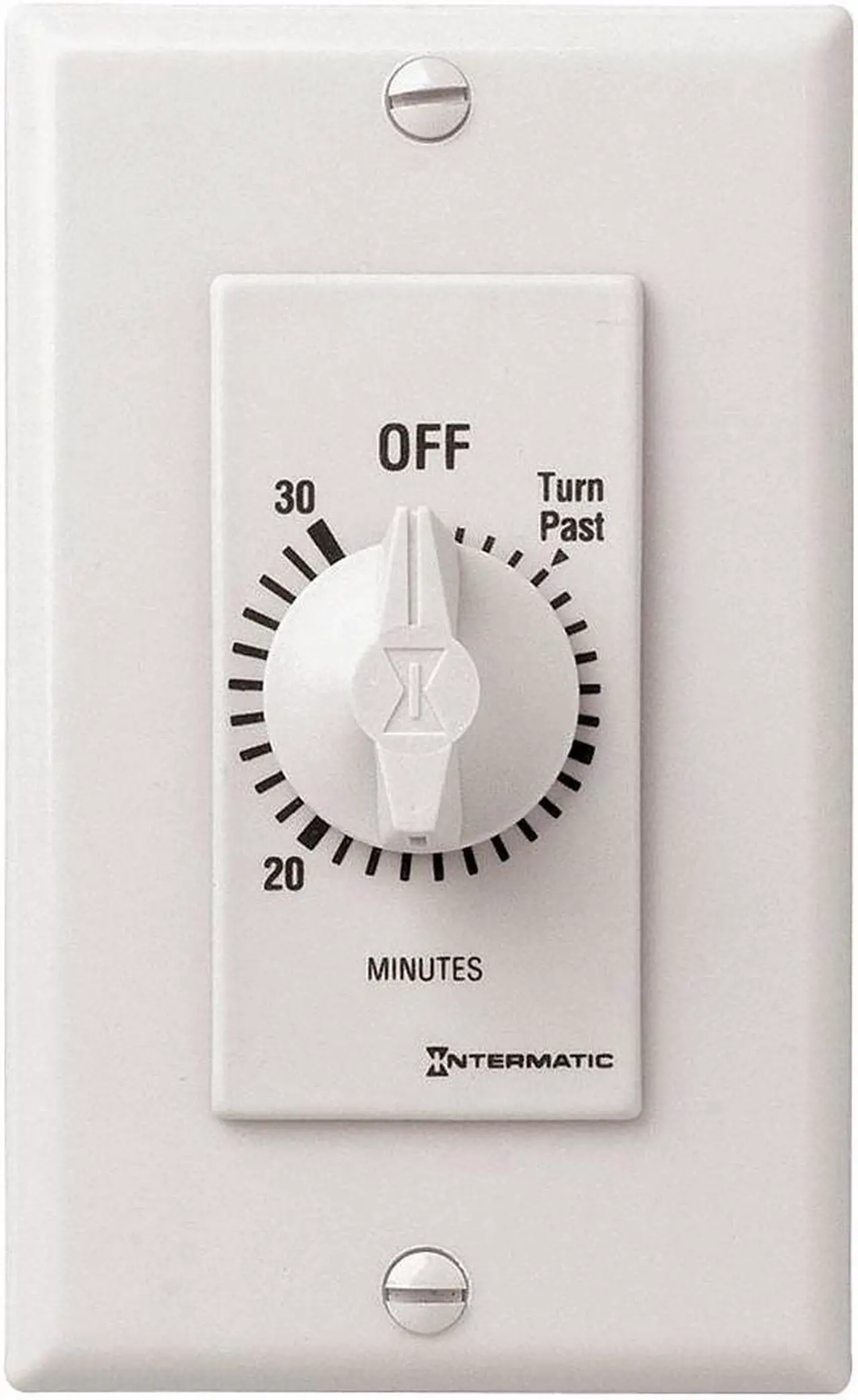 Main image of Intermatic FD30MWC 30-Minute Countdown Wall Timer for Fans and Lights, White