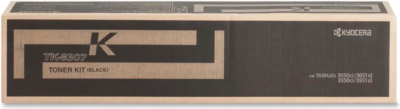 Alt view image 2 of 6 - Kyocera TK-8307K Black Toner Cartridge TK8307K