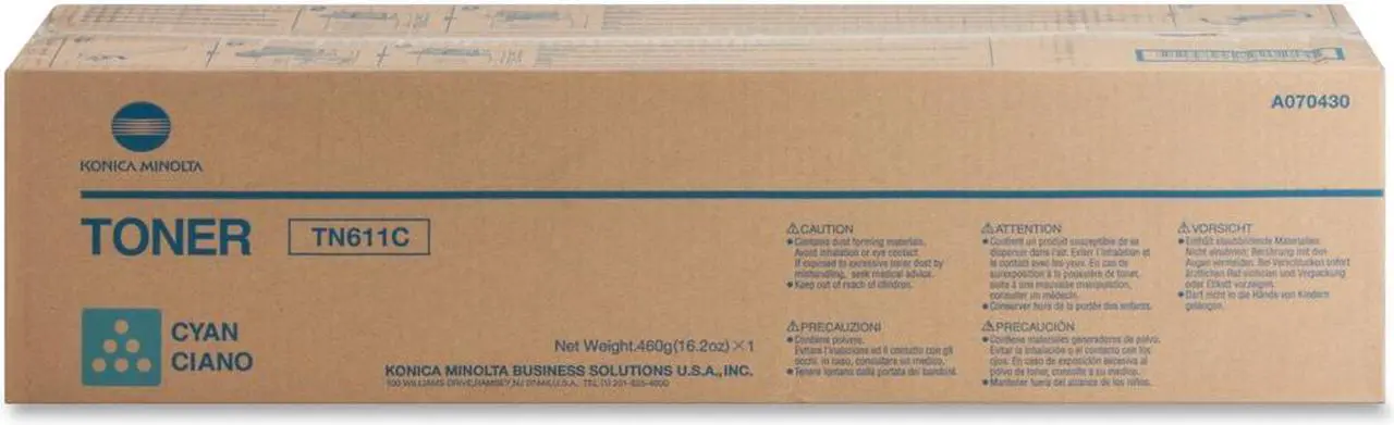 Alt view image 6 of 8 - Konica Minolta TN-611C Toner Cartridge - Cyan