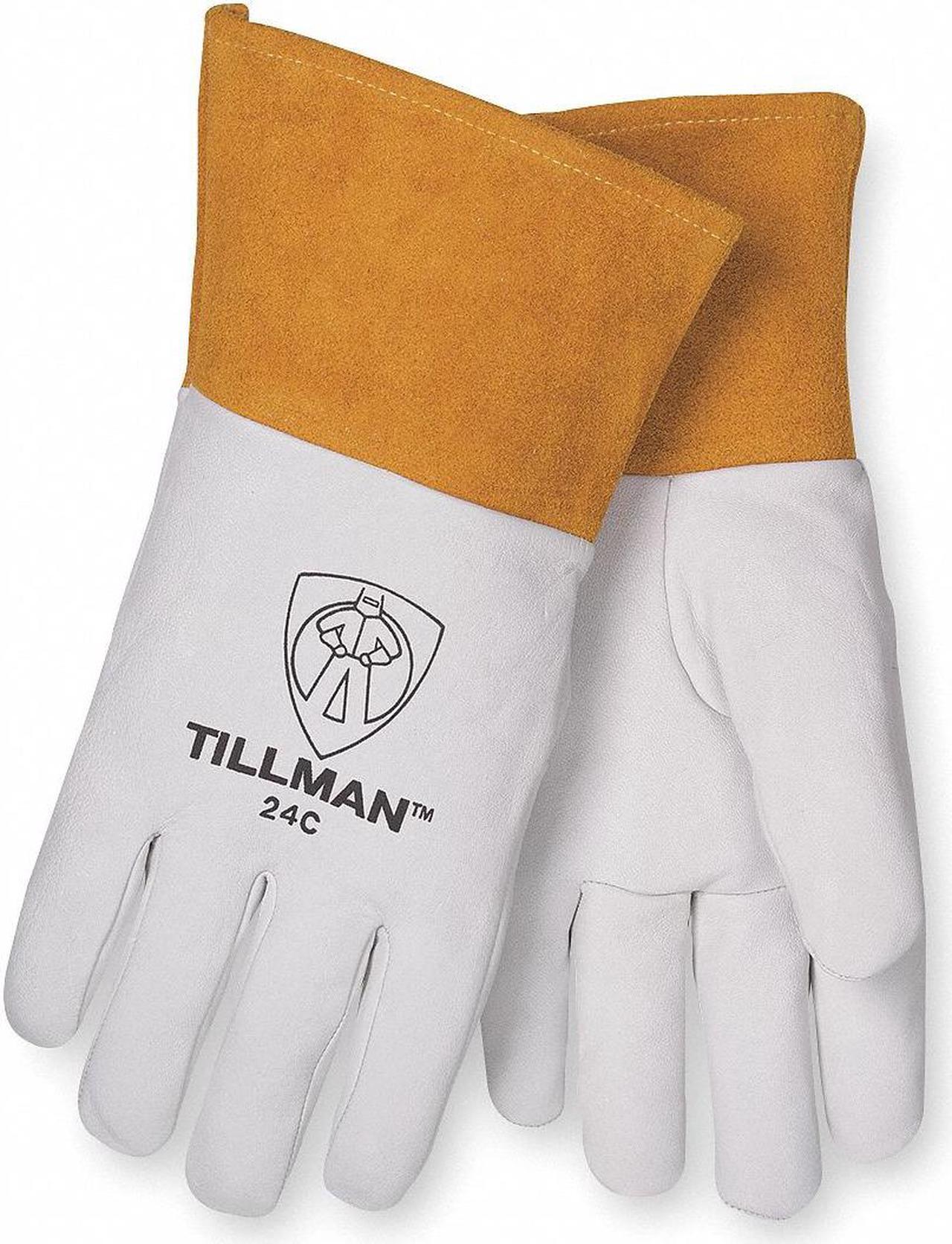 Alt view image 2 of 6 - Tillman 24C Top Grain Kidskin 4" Cuff TIG Welding Gloves, Large