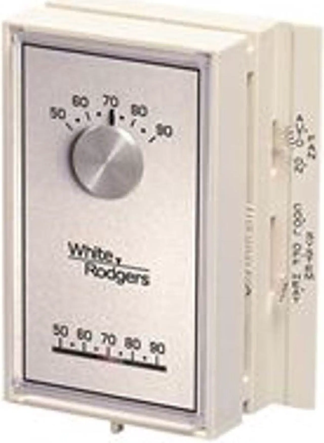 Alt view image 3 of 6 - WHITE-RODGERS 1F56N-444 Standard Mechanical Thermostats, 1 H, 1 C, Hardwired,