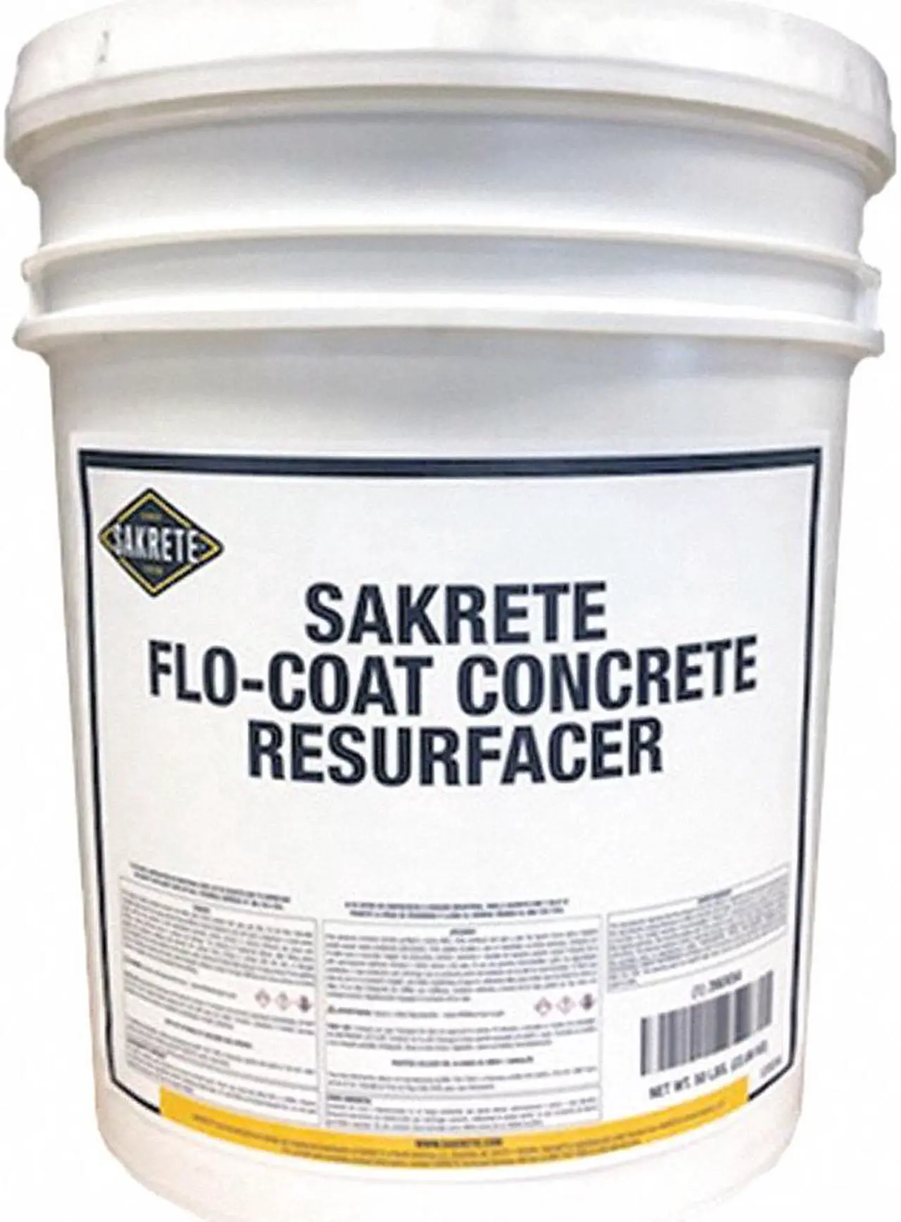 Main image of SAKRETE 120034 Concrete Resurfacer, Pail, Gray, Flo-Coat Concrete Resurfacer