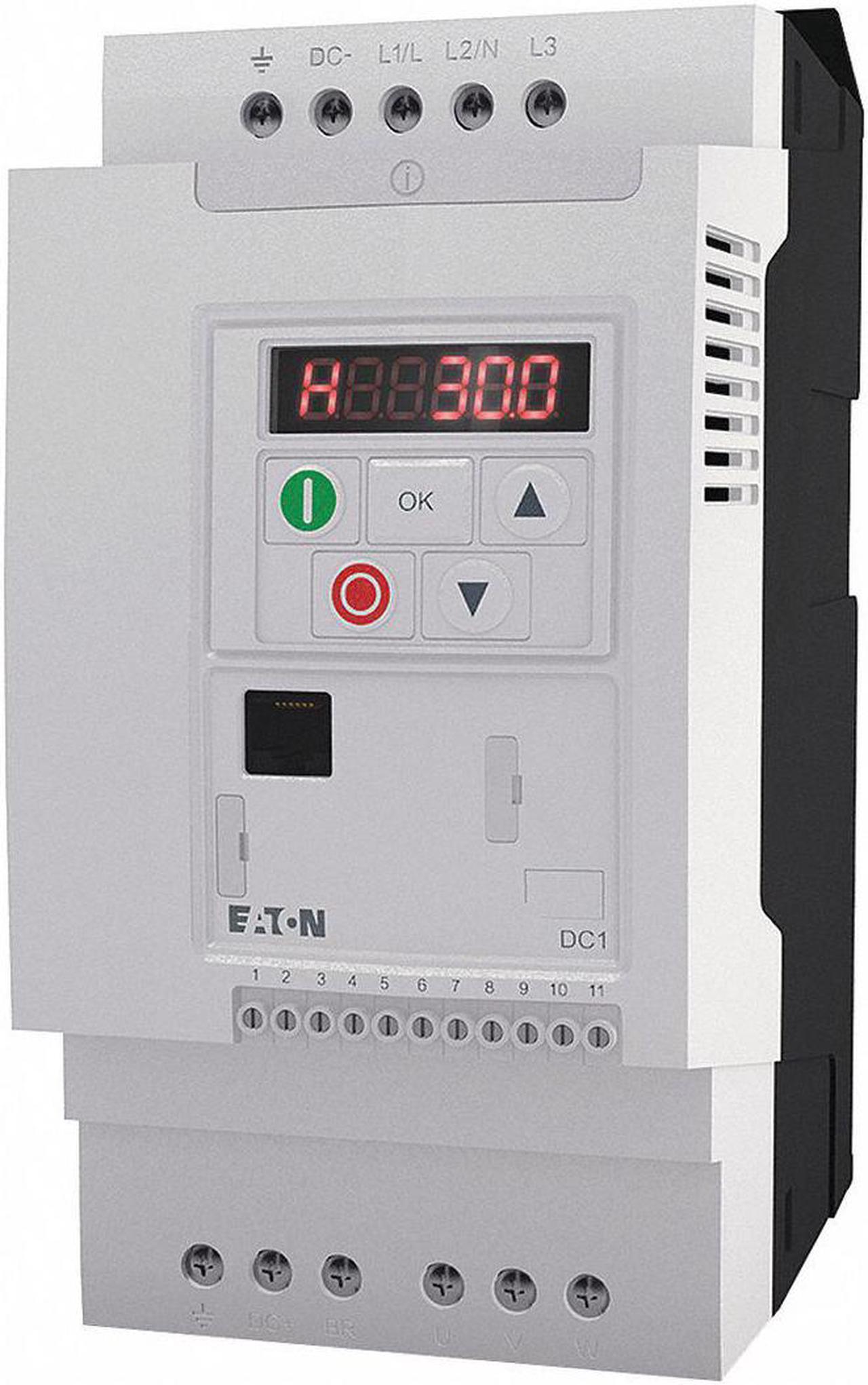Alt view image 2 of 2 - EATON DC1-345D8NB-A20CE1 Variable Frequency Drive, 3 HP, 380-480V, Cutler-Hammer