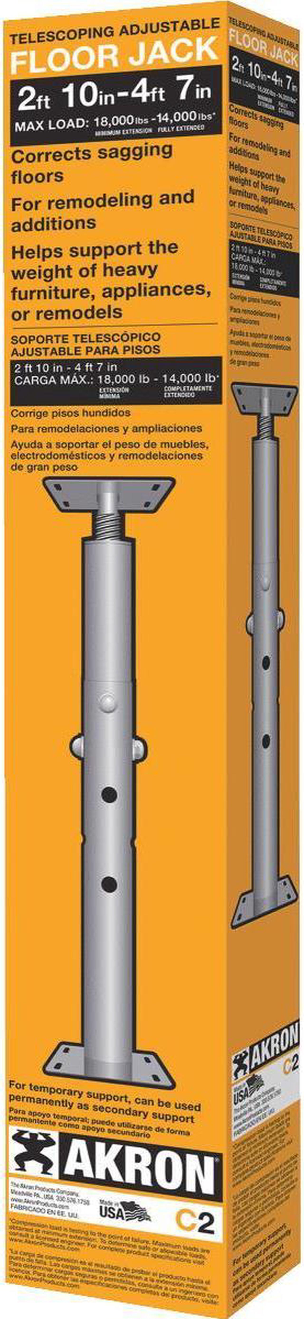 Akron Products 2'10"-4'7" Floor Jack C-2