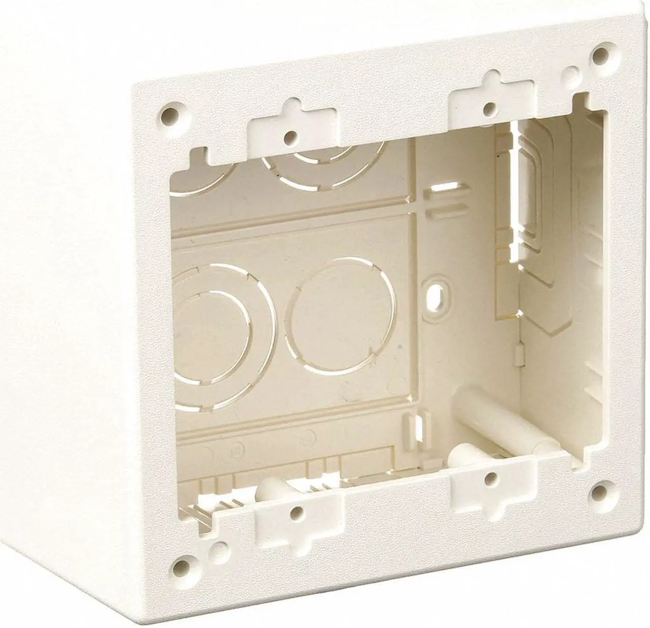 Main image of PANDUIT JBP2DIW Junction Box, Gang, 2 Gang, PVC