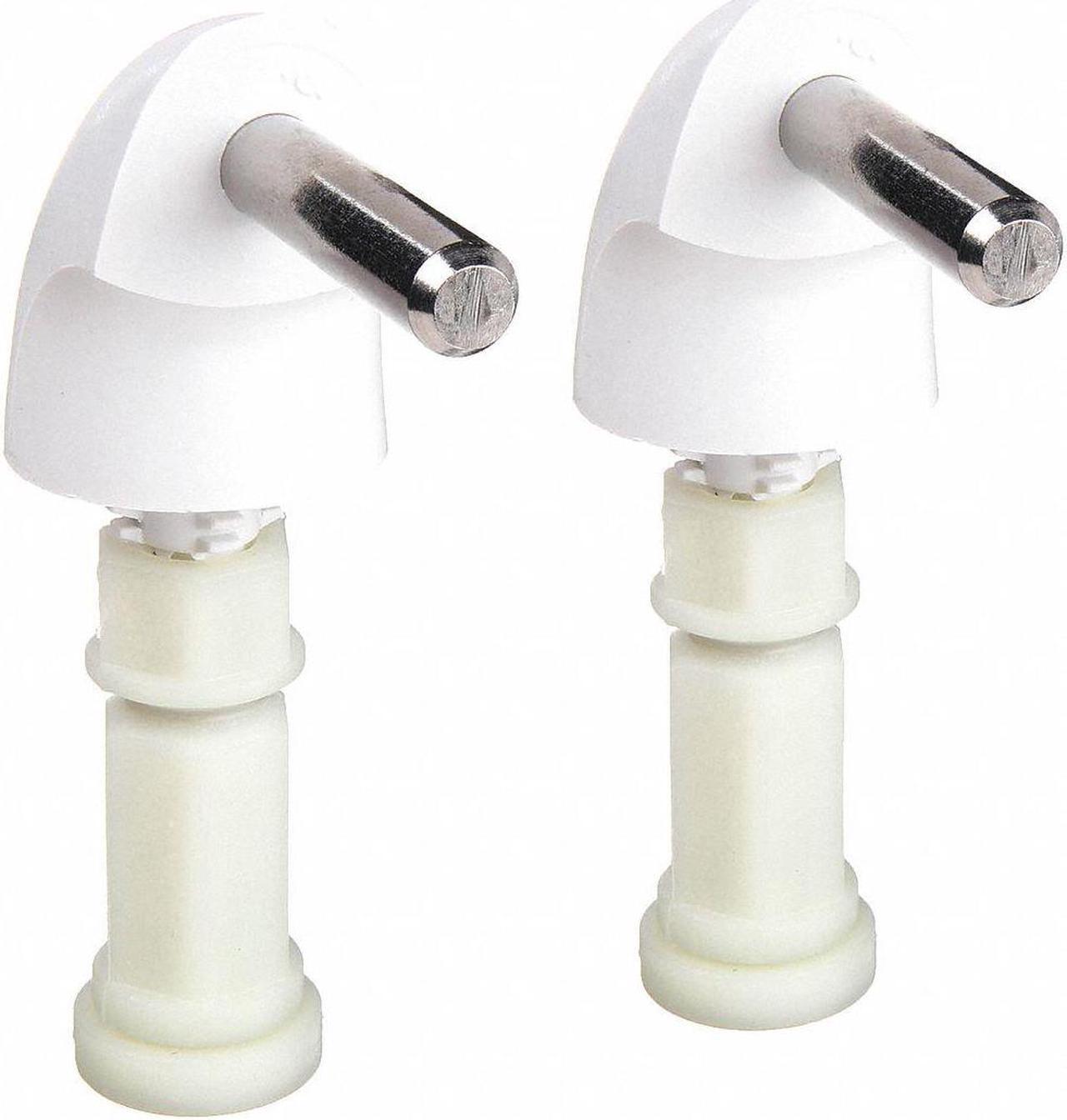 Main image of BEMIS HK84-000 Toilet Seat Hardware, 2 Hinges w/Nuts