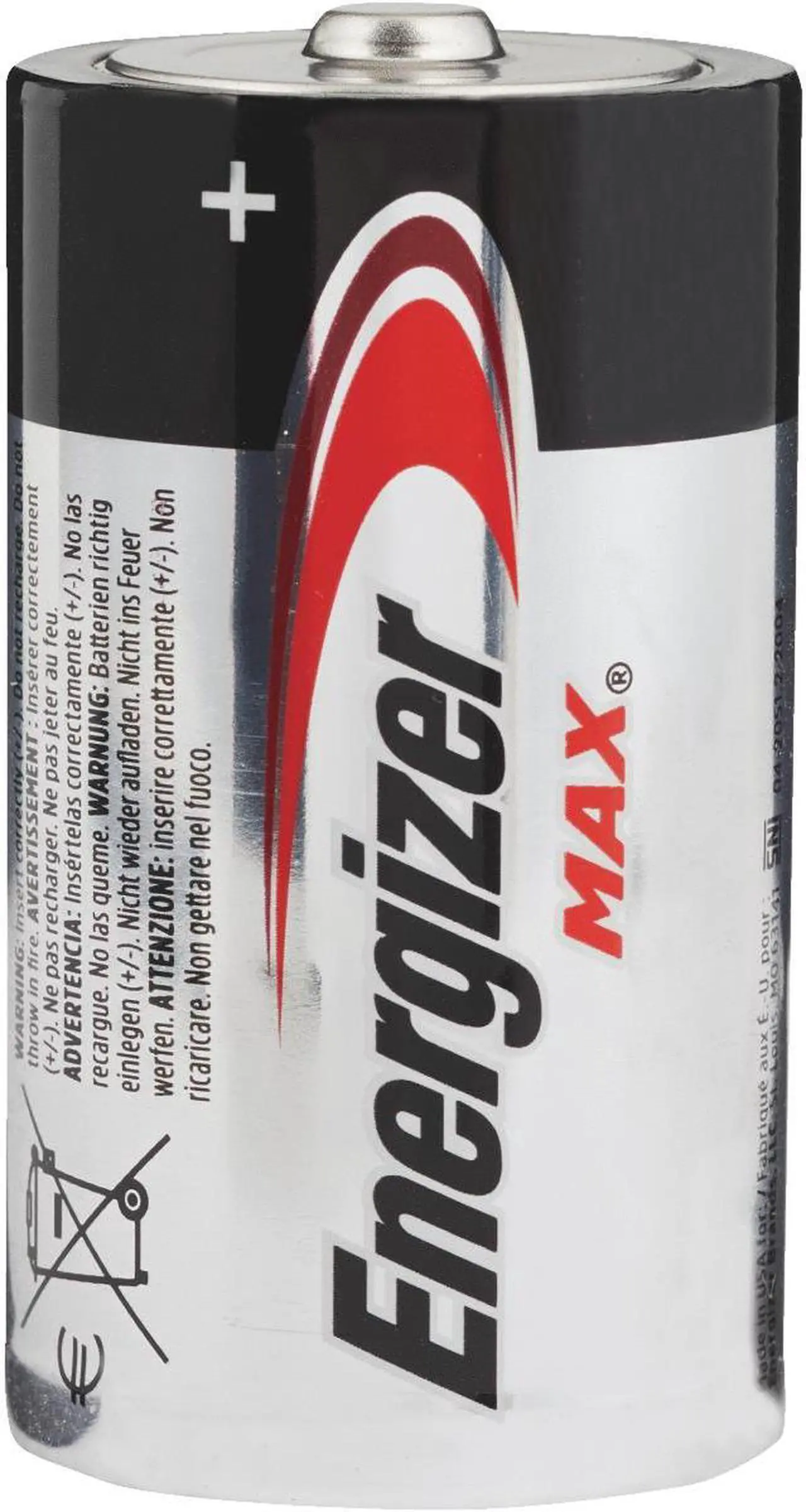 Alt view image 20 of 20 - ENERGIZER Max 1.5V Size D Alkaline Battery, 2-pack