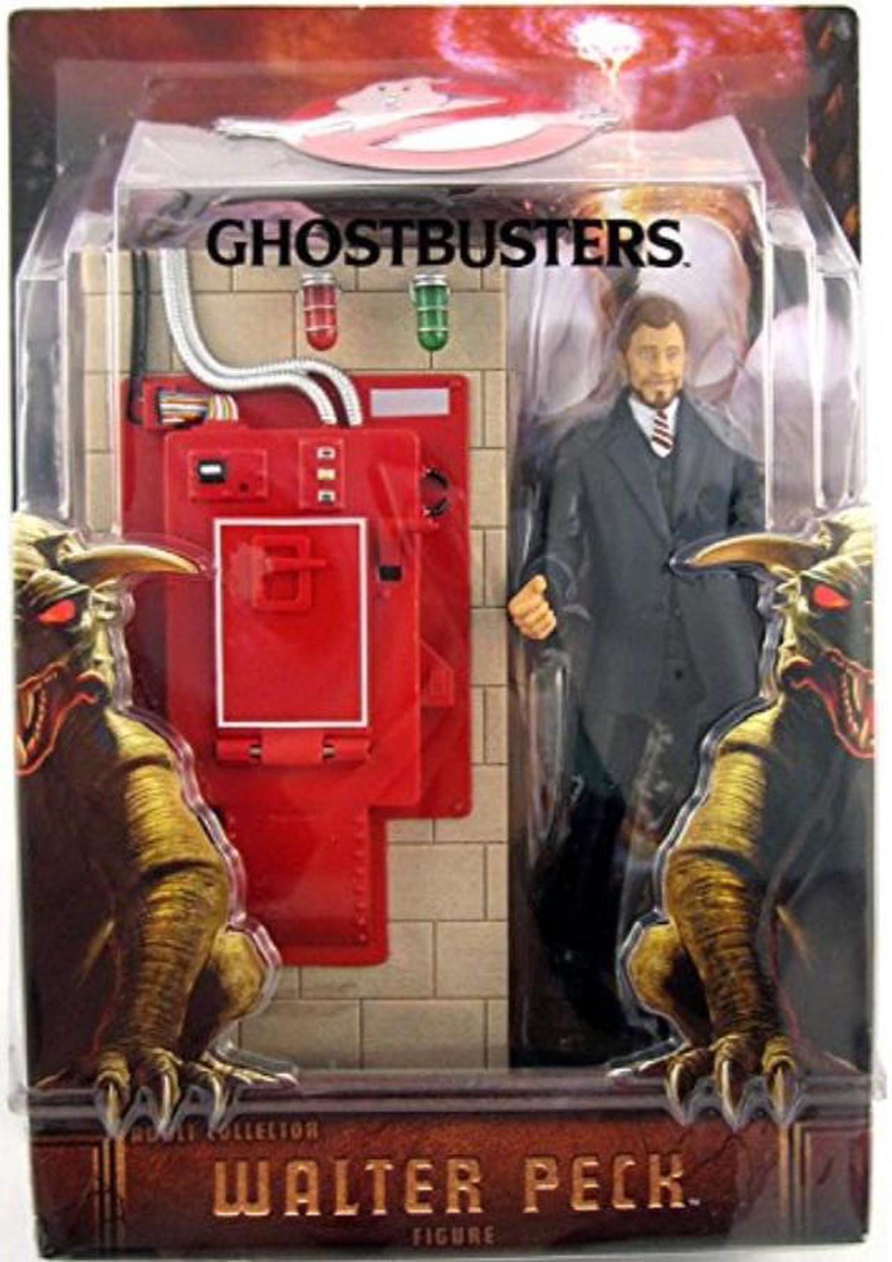 ghostbusters Mattel Exclusive 6 Inch Action Figure Walter Peck with contamination Unit