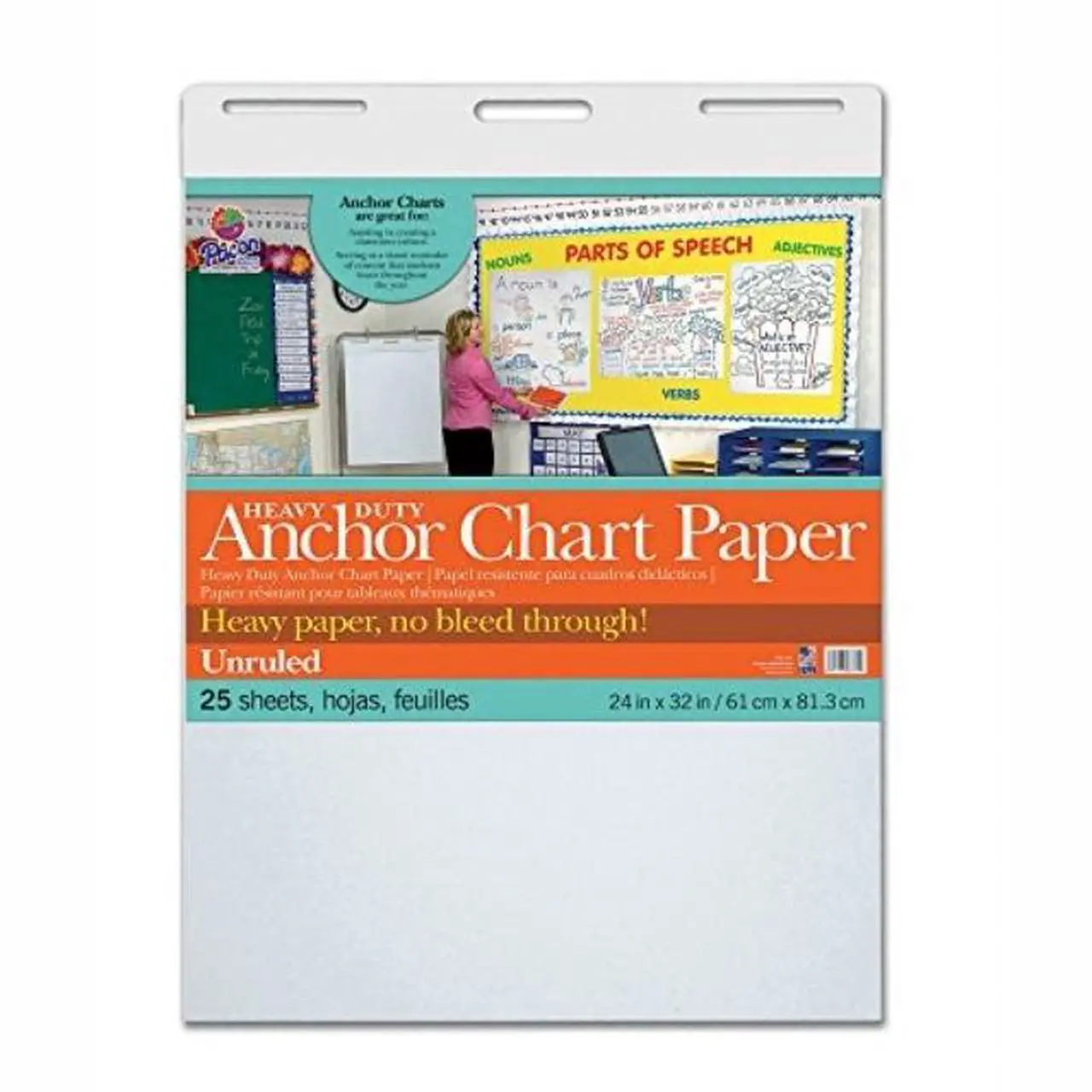 Alt view image 3 of 3 - Pacon Heavy Duty Anchor Chart Paper (pac-3371)