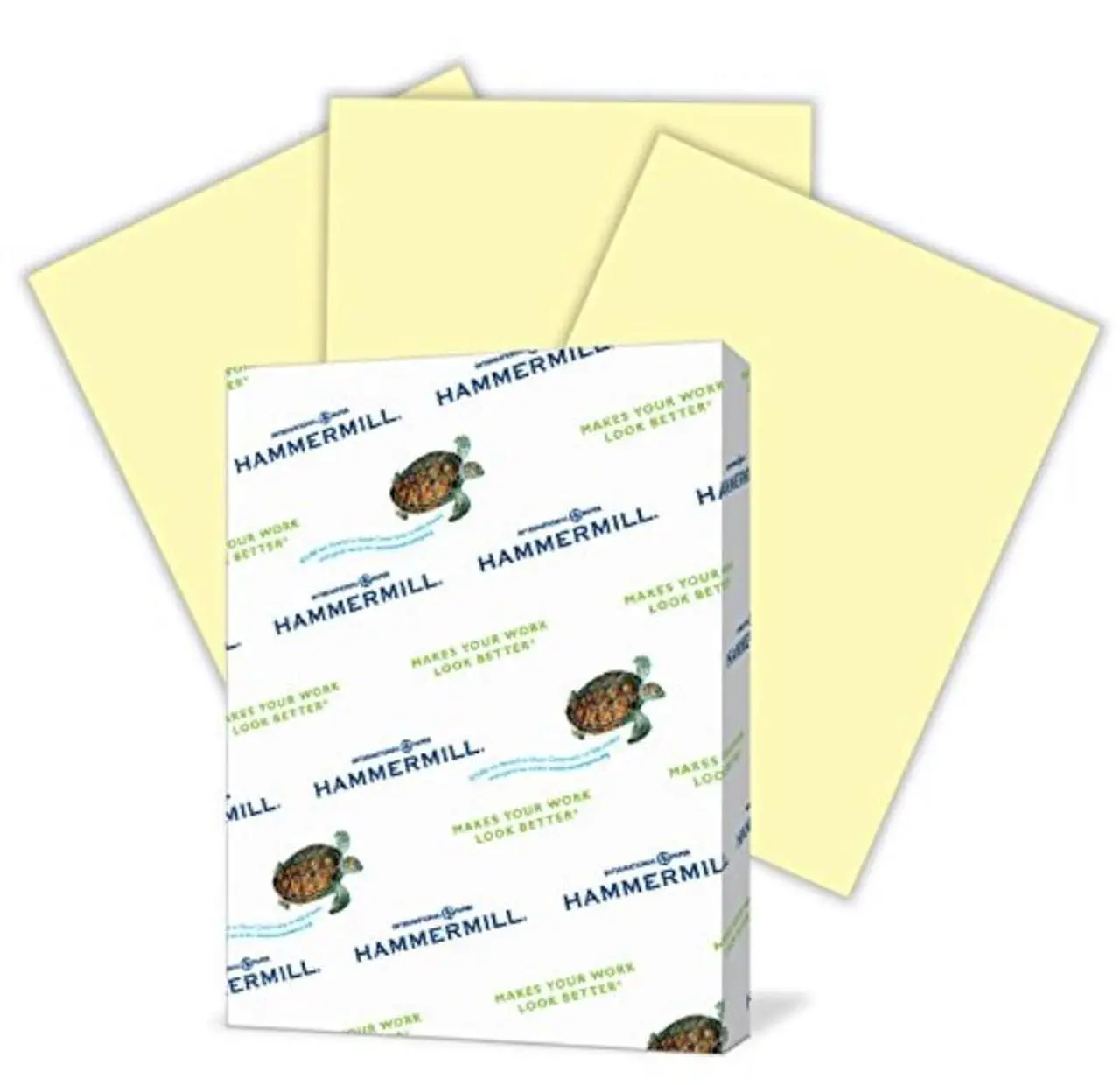 Alt view image 4 of 8 - Hammermill Multipurpose Paper 20lb. 8-1/2"x14" Canary 103358