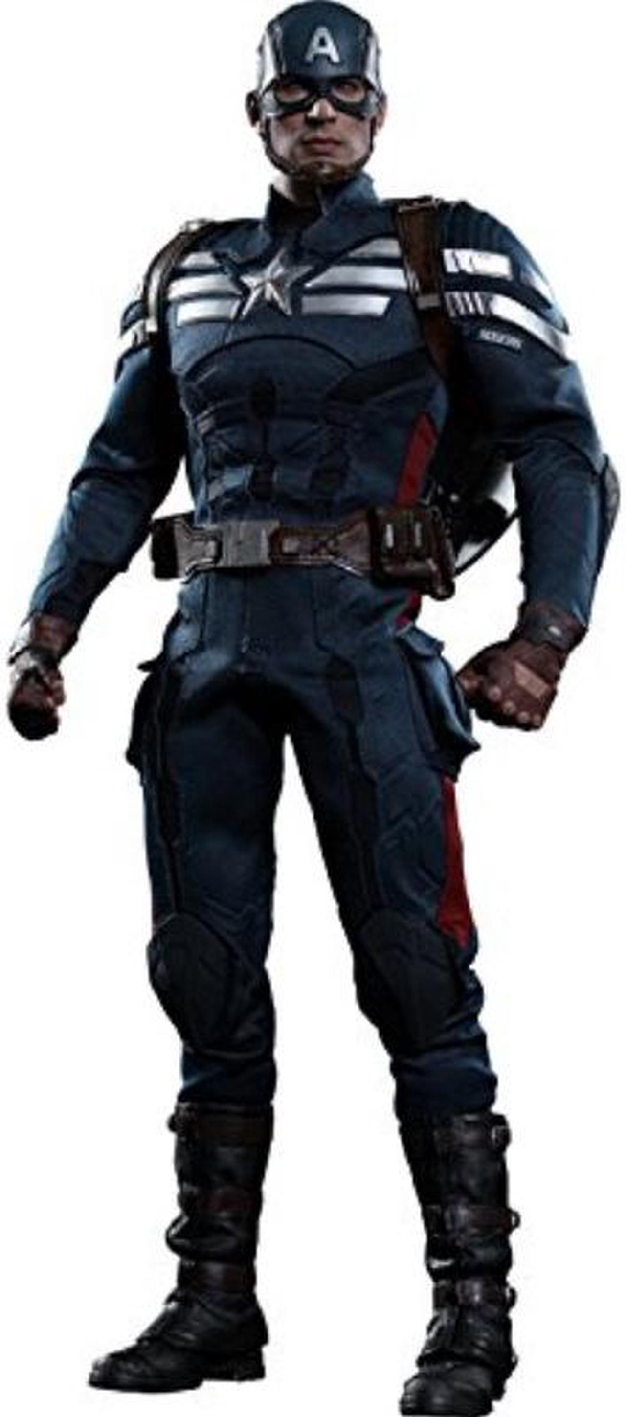 Hot Toys The Winter Soldier Movie Masterpiece Captain America Collectible Figure Stealth S.T.R.I.K.E. Suit