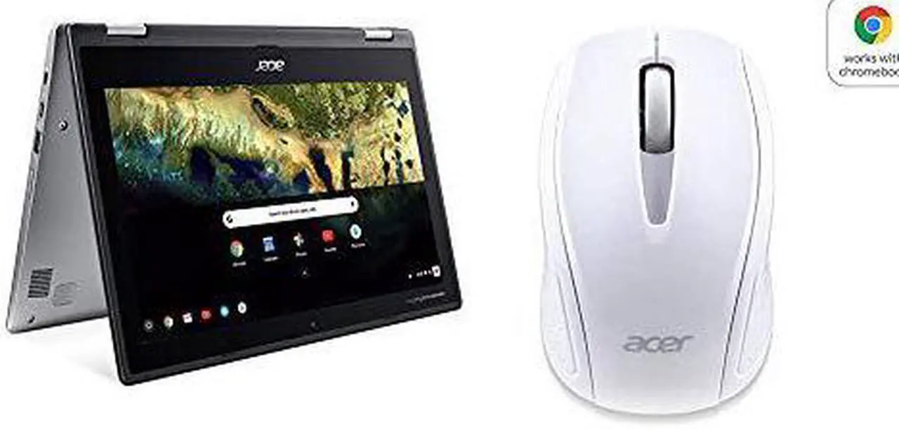 Alt view image 9 of 15 - Acer Chromebook Spin 11 CP311-1H-C5PN 11.6" Touchscreen LCD 2 in 1 Chromebook - Intel Celeron N3350 Dual-core (2 Core) 1.10 GHz - 4 GB LPDDR4 - 32 GB Flash Memory - Chrome OS - 1366 x 768 - In-pl