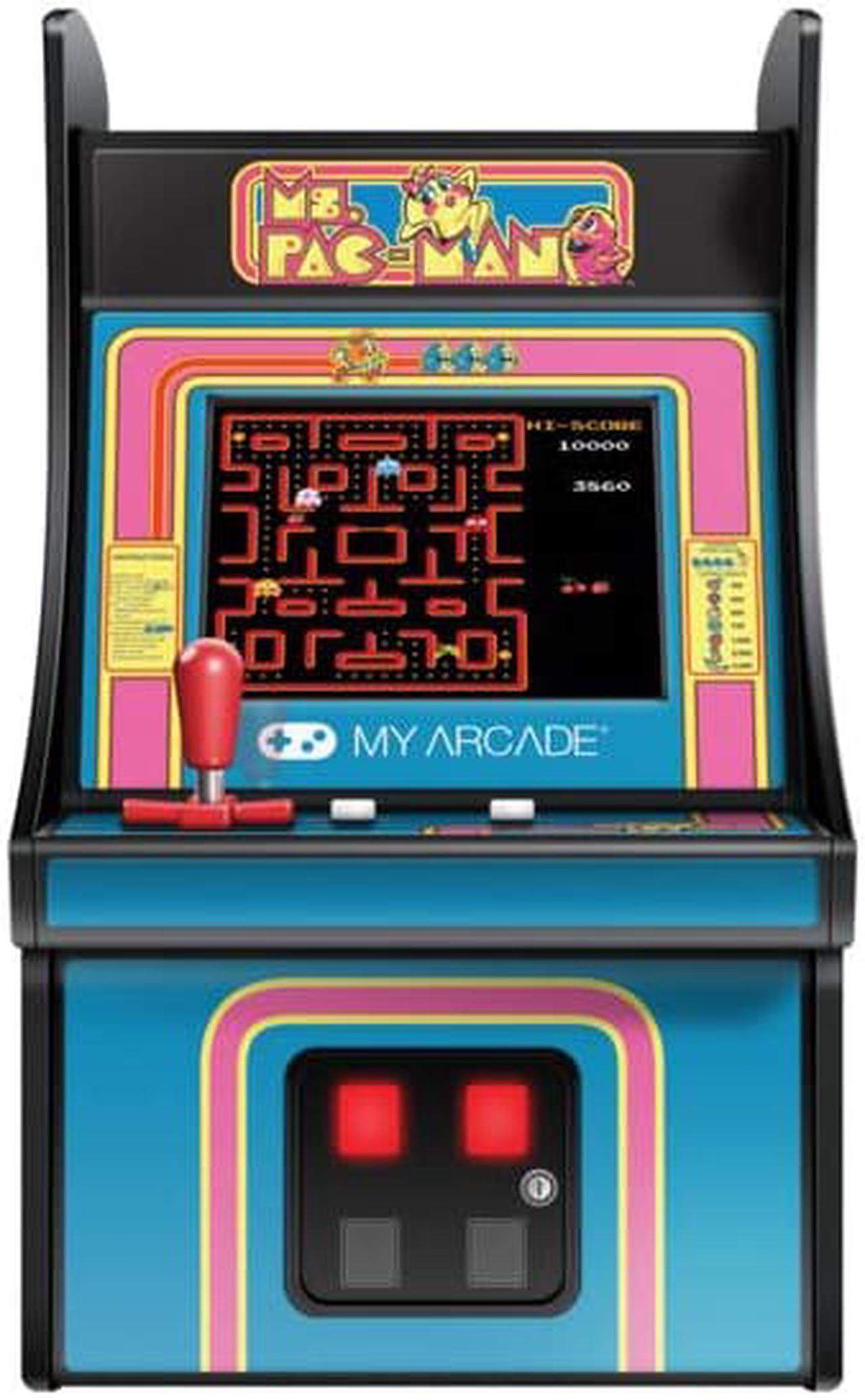 Alt view image 17 of 18 - My Arcade Ms. Pac-Man Micro Player 6" Collectable Portable Handheld Video Game