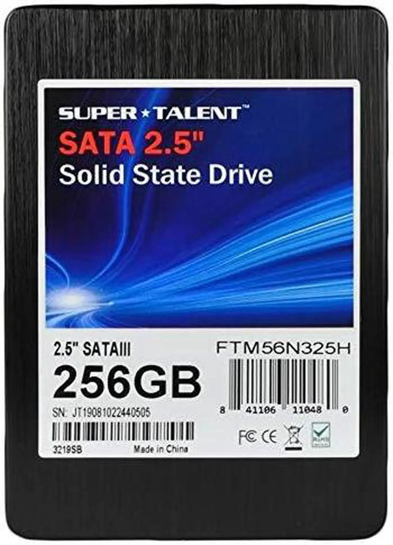 Alt view image 12 of 13 - Super Talent TeraNova 256GB 2.5 inch SATA3 Solid State Drive (TLC)