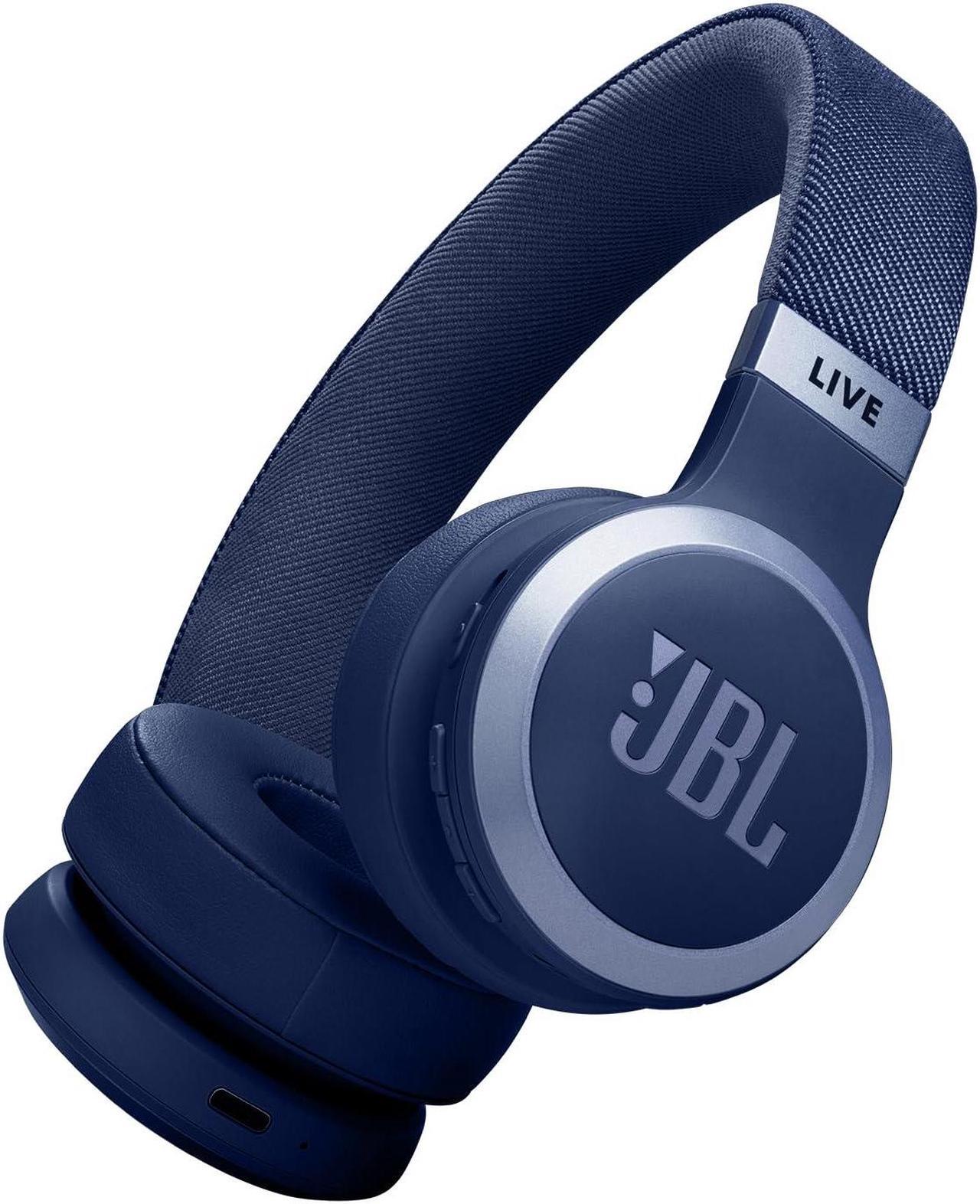 Alt view image 7 of 13 - JBL LIVE670NCBLU Live 670NC On-Ear Headphones - Blue