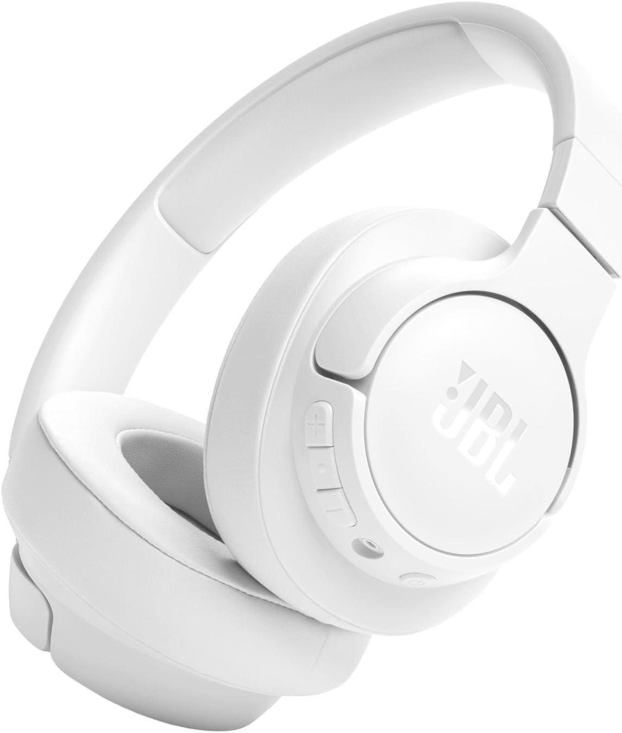 Alt view image 6 of 12 - JBL T720BTWHT Tune 720BT Over the Ear Headphones - White