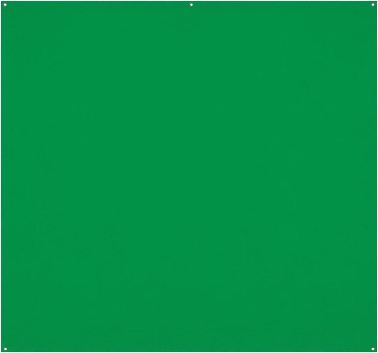 Main image of Westcott X-Drop Pro Wrinkle-Resistant 8' x 8' (2.44 x 2.44m) Backdrop for Headshots  Photoshoots  Group Portraits  Video Interviews  & Photo Booths - Portable and Travel Friendly (Chroma Key Green)