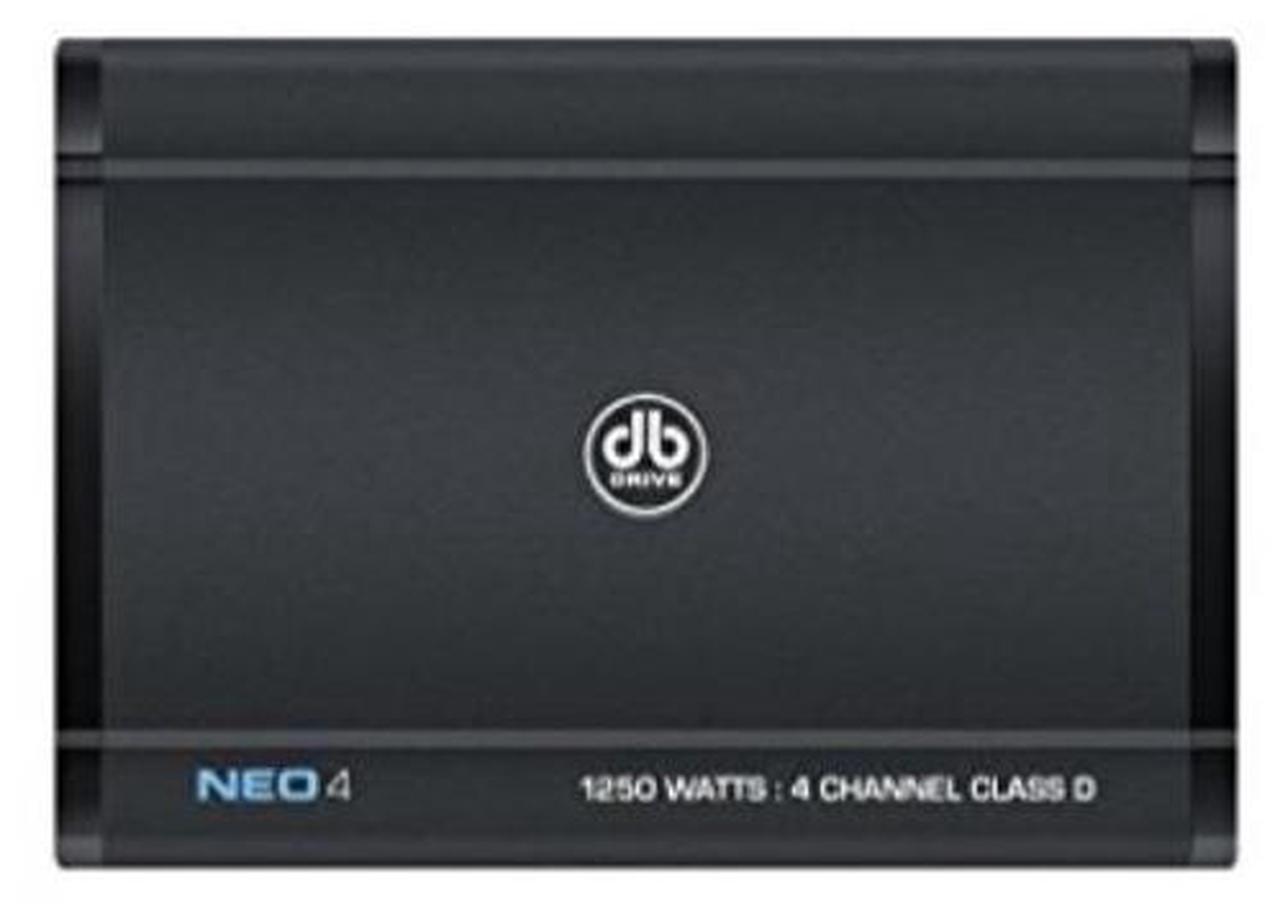Alt view image 3 of 3 - DB Drive NEO4 1250W Max 4 Channel Class D Stereo Car Audio Amplifier