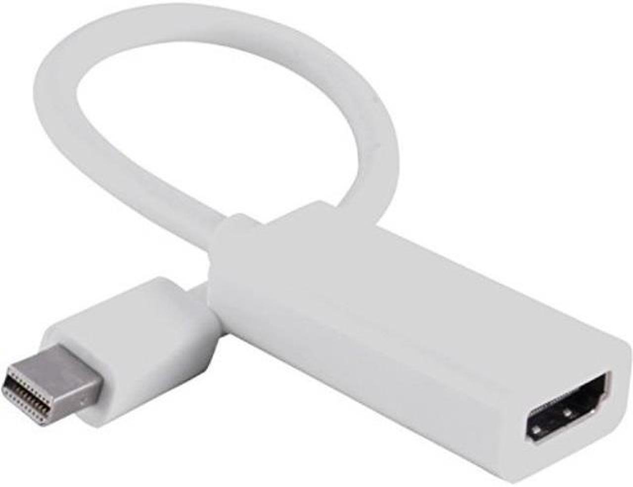 Main image of jacobsparts thunderbolt mini display port dp to hdmi cable adapter for apple macbook air, pro, imac, mac mini, intel nuc, windows laptop or desktop
