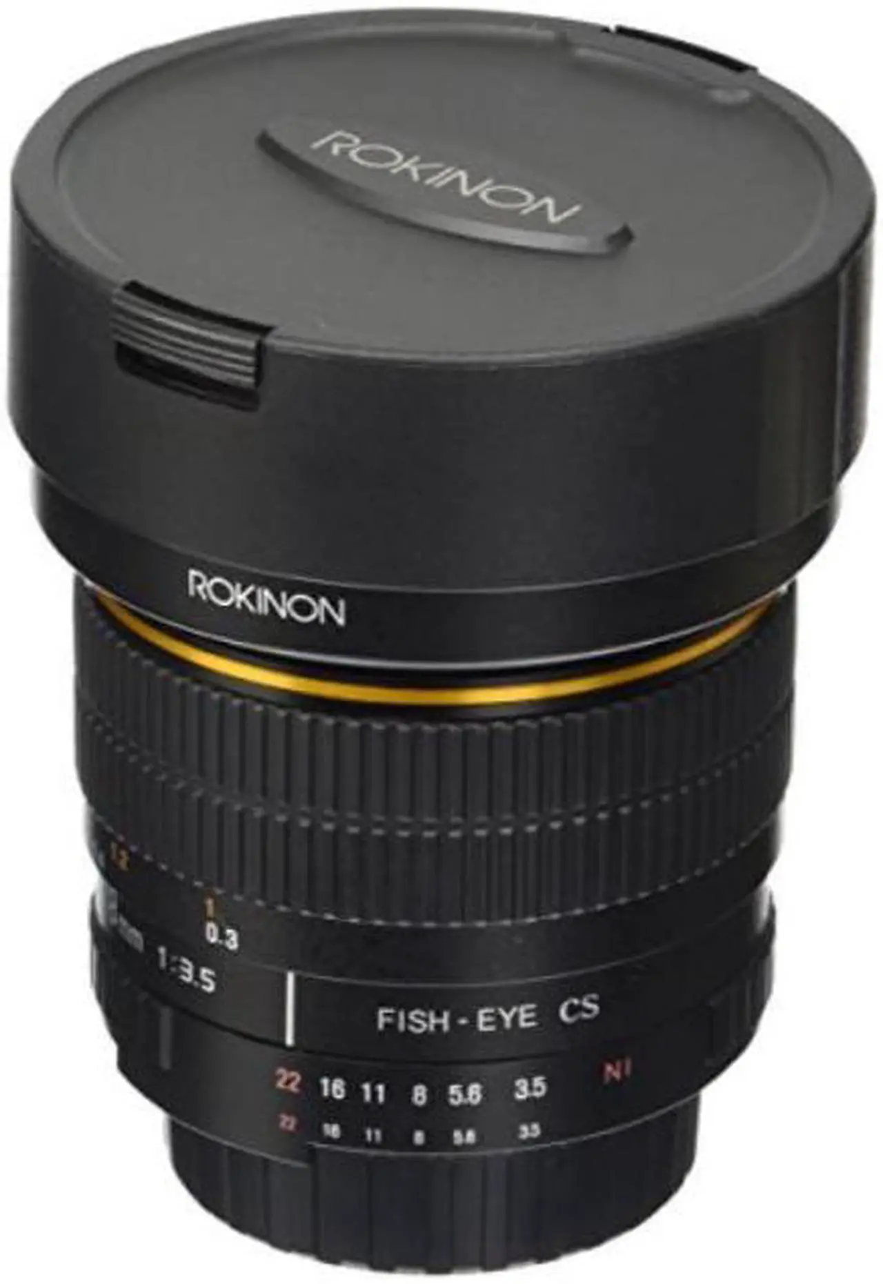 Alt view image 8 of 13 - Rokinon FE8M-N 8mm F3.5 Fisheye Fixed Lens for Nikon (Black)