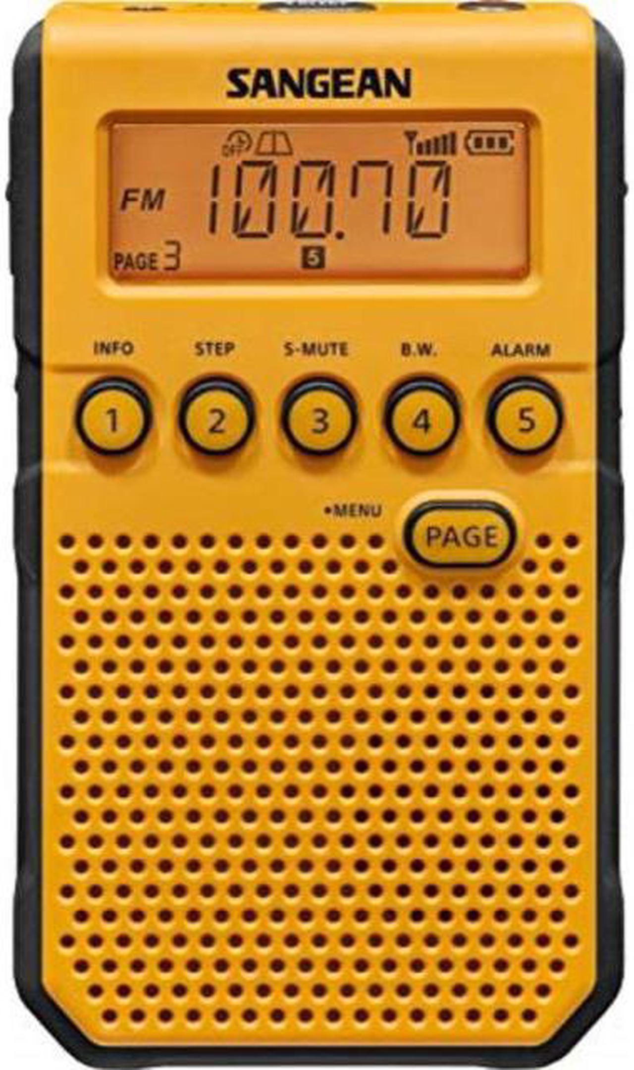 Alt view image 3 of 14 - Sangean - DT-800YL - Sangean DT-800YL Weather & Alert Radio - with Weather Disaster, Child Abduction Emergency (Amber