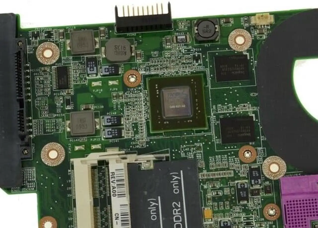 Alt view image 7 of 7 - Dell OEM Inspiron 1420 Vostro 1400 Motherboard System Board Motherboard Y918J