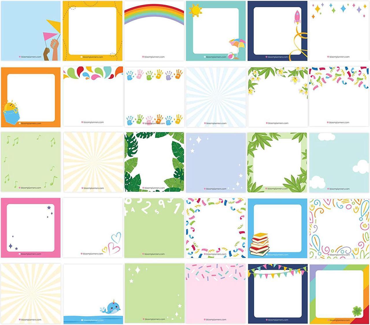 Alt view image 2 of 7 - bloom daily planners Student Encouragement Card Deck - Cute Sentimental Quote Cards for Teachers to Give Kids - Set of Thirty 3" x 3" Cards - Assorted Designs