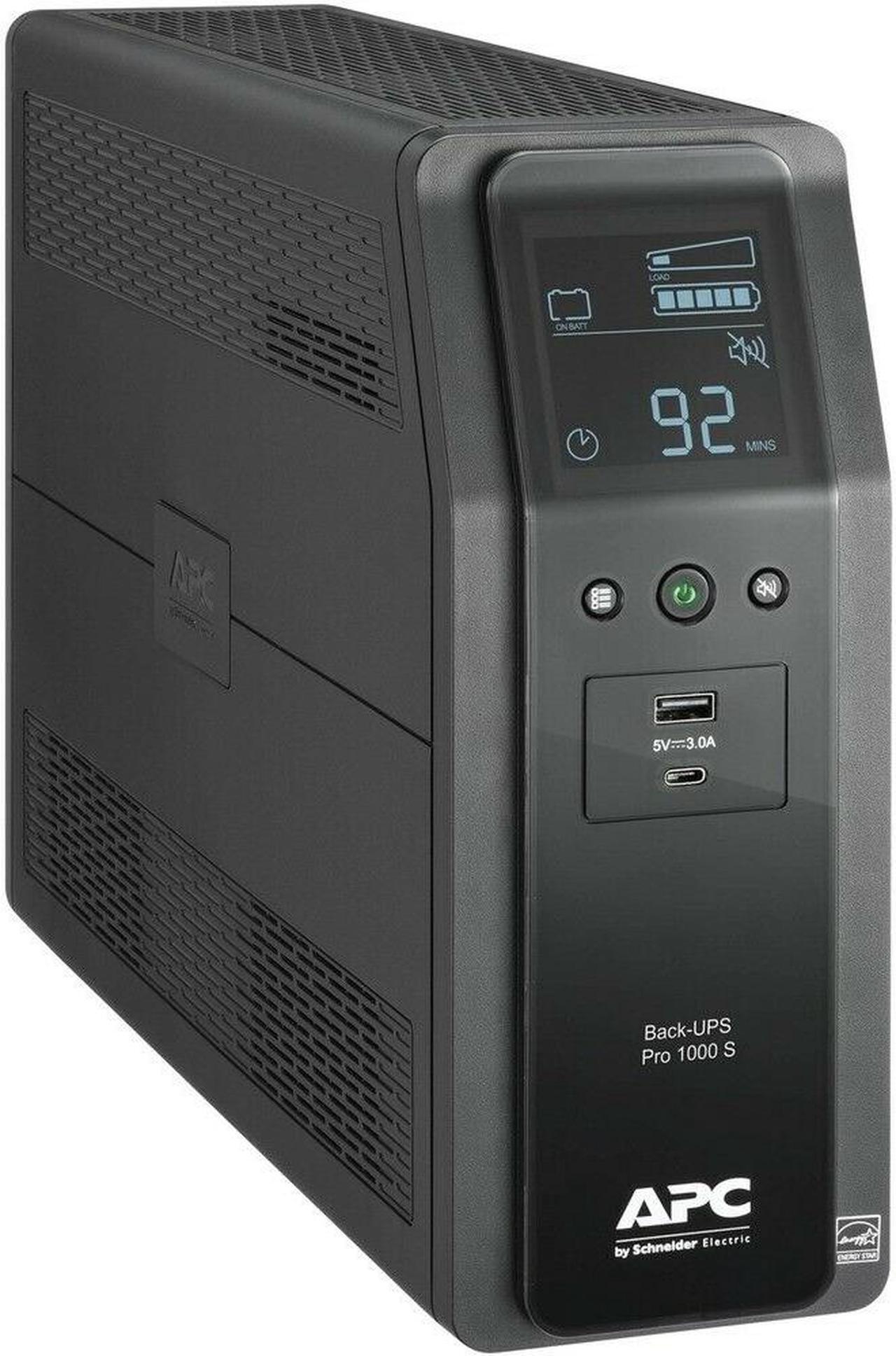 Alt view image 3 of 7 - APC BY SCHNEIDER ELECTRIC BR1000MS BACK UPS PRO BR 1000VA SINEWAVE 10 OUTLETS 2