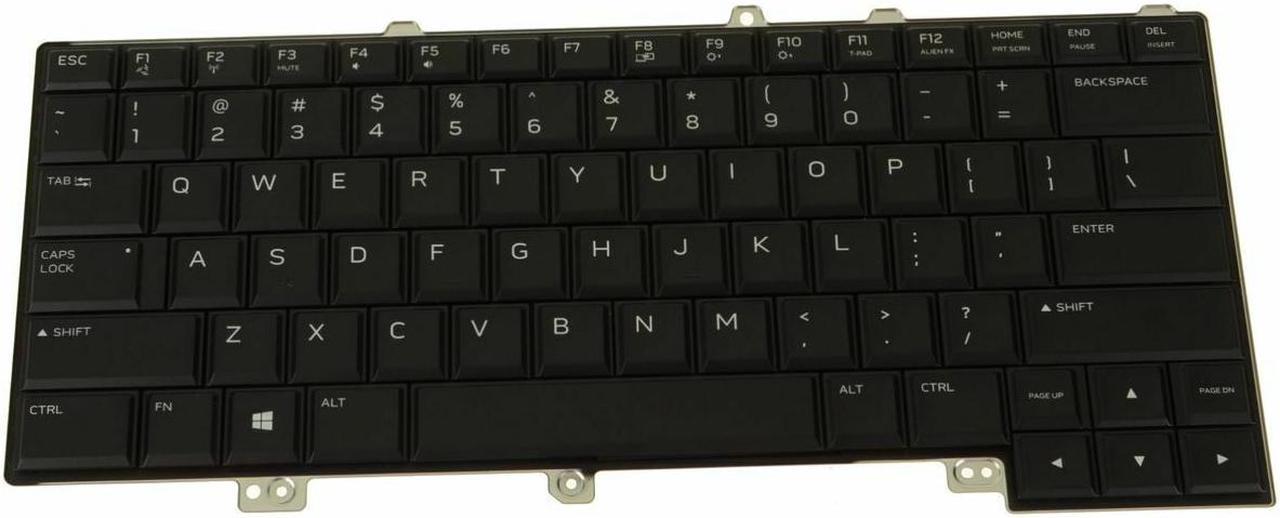 Alt view image 3 of 9 - New OEM Alienware 15 R4 RGB Backlit Laptop Keyboard Assembly RGB DG2JY