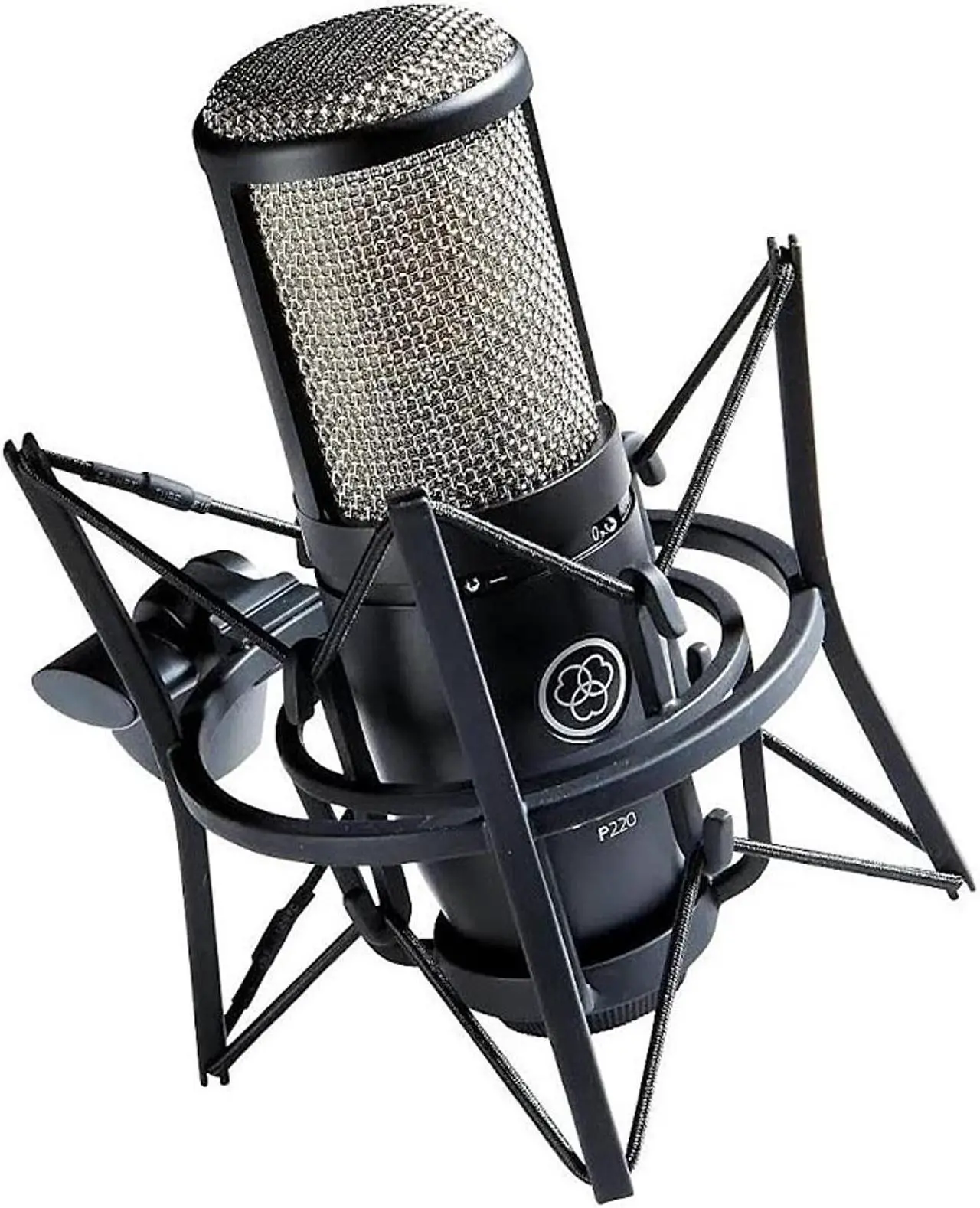 Alt view image 5 of 7 - AKG P220 Condenser Microphone with Knox Gear Studio Stand, Pop Filter and XLR Cable