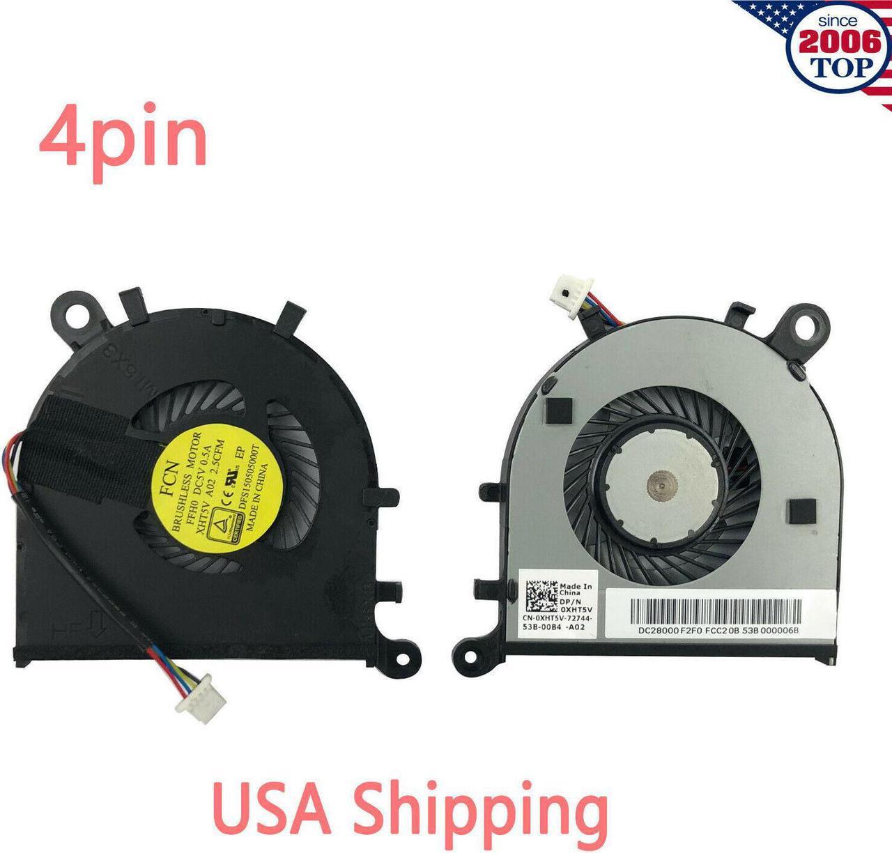 Main image of Cpu cooling fan for Dell XPS 13 9343 9350 9360 9530 XHT5V DC28000F2F0