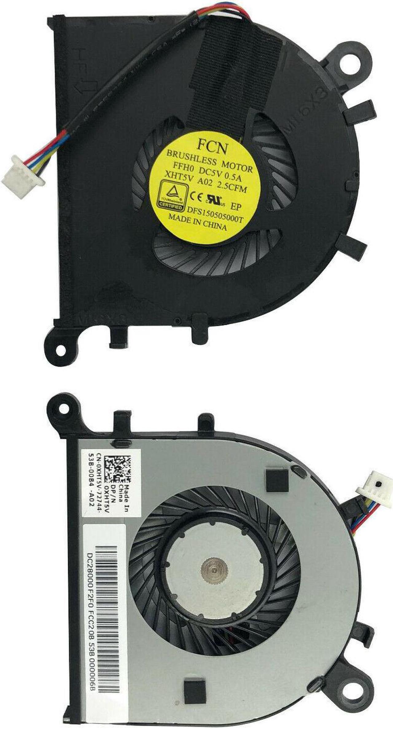 Alt view image 2 of 5 - Cpu cooling fan for Dell XPS 13 9343 9350 9360 9530 XHT5V DC28000F2F0
