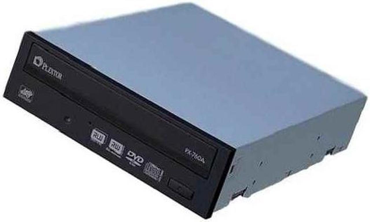 Alt view image 2 of 2 - Plextor PX-760A 18x IDE Double-Layer 5.25-Inch Internal Black DVD±RW Drive