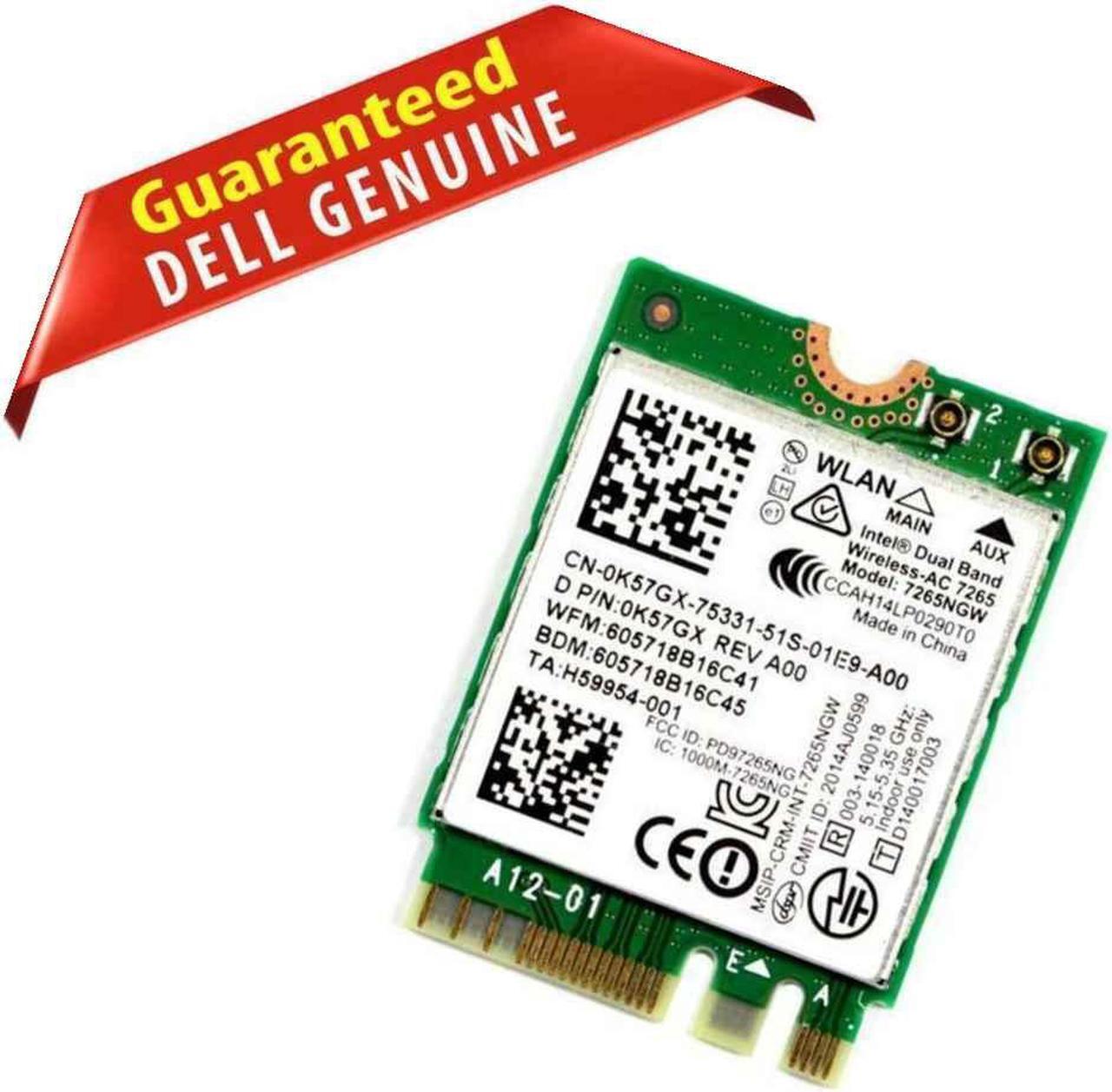 Alt view image 3 of 11 - DELL INSPIRON 17-7746 17.3" Bluetooth WIFI Wireless Card 7265NGW K57GX