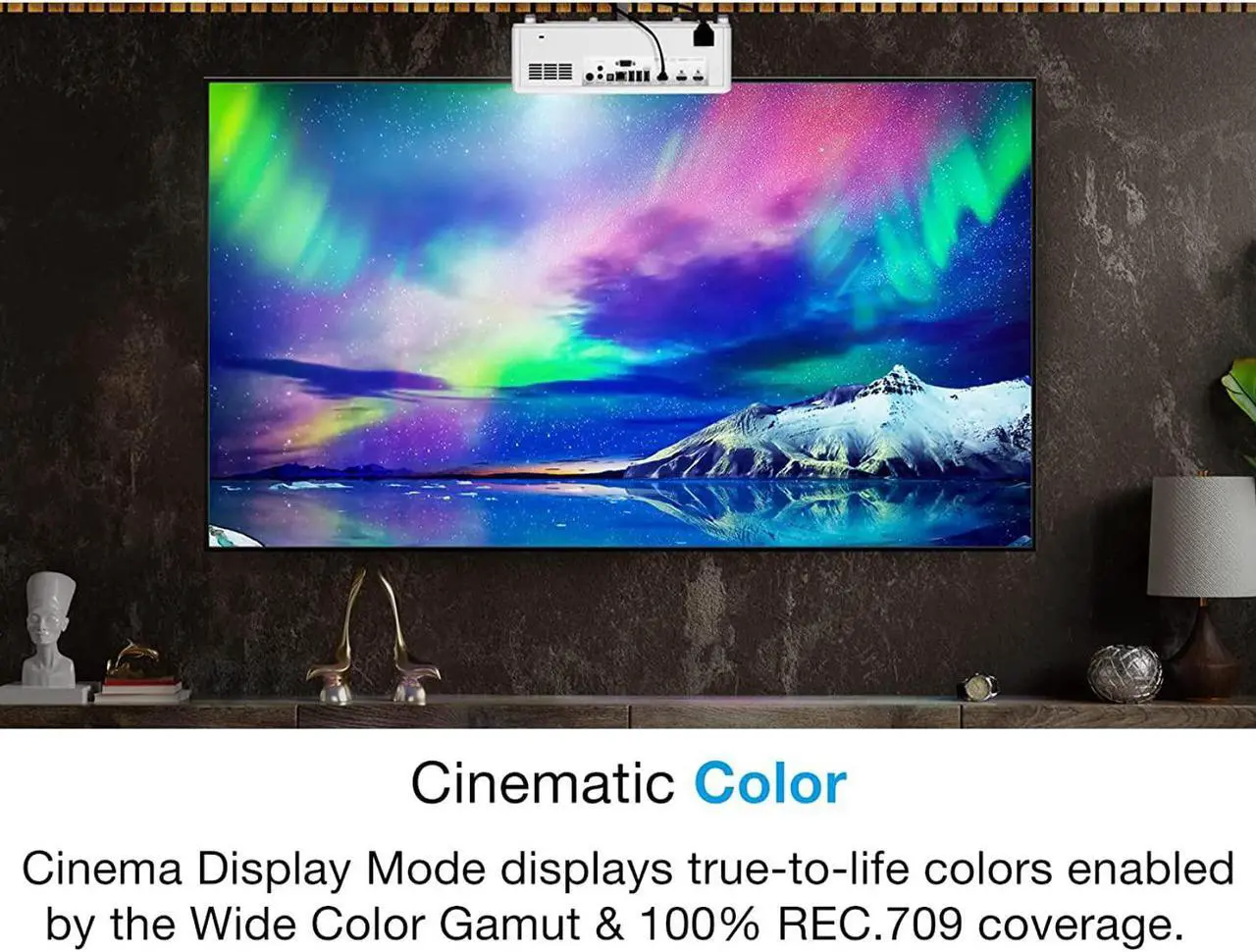 Alt view image 8 of 13 - Optoma 300 Lumen Home Cinema Laser Projector