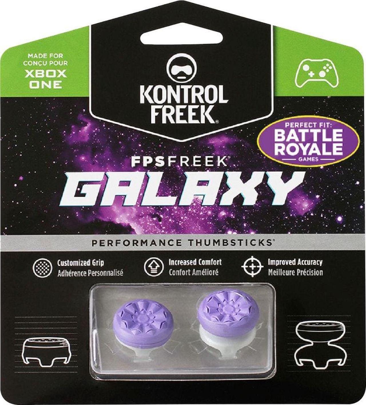 Alt view image 2 of 13 - FPS Freek Galaxy Thumbsticks for Xbox One - Purple/Gray