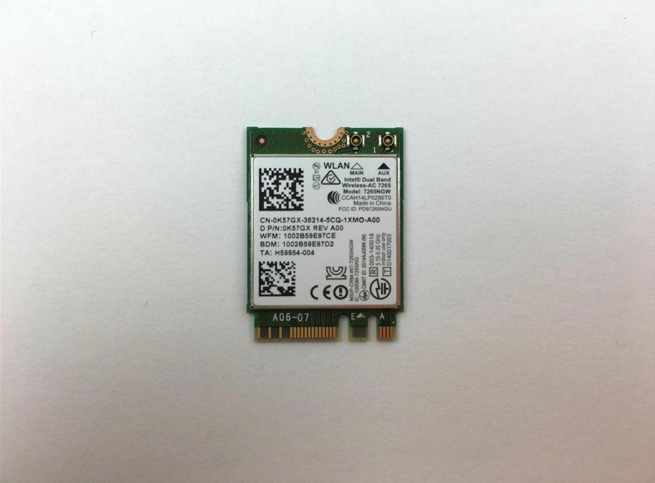 Alt view image 6 of 11 - DELL INSPIRON 17-7746 17.3" Bluetooth WIFI Wireless Card 7265NGW K57GX