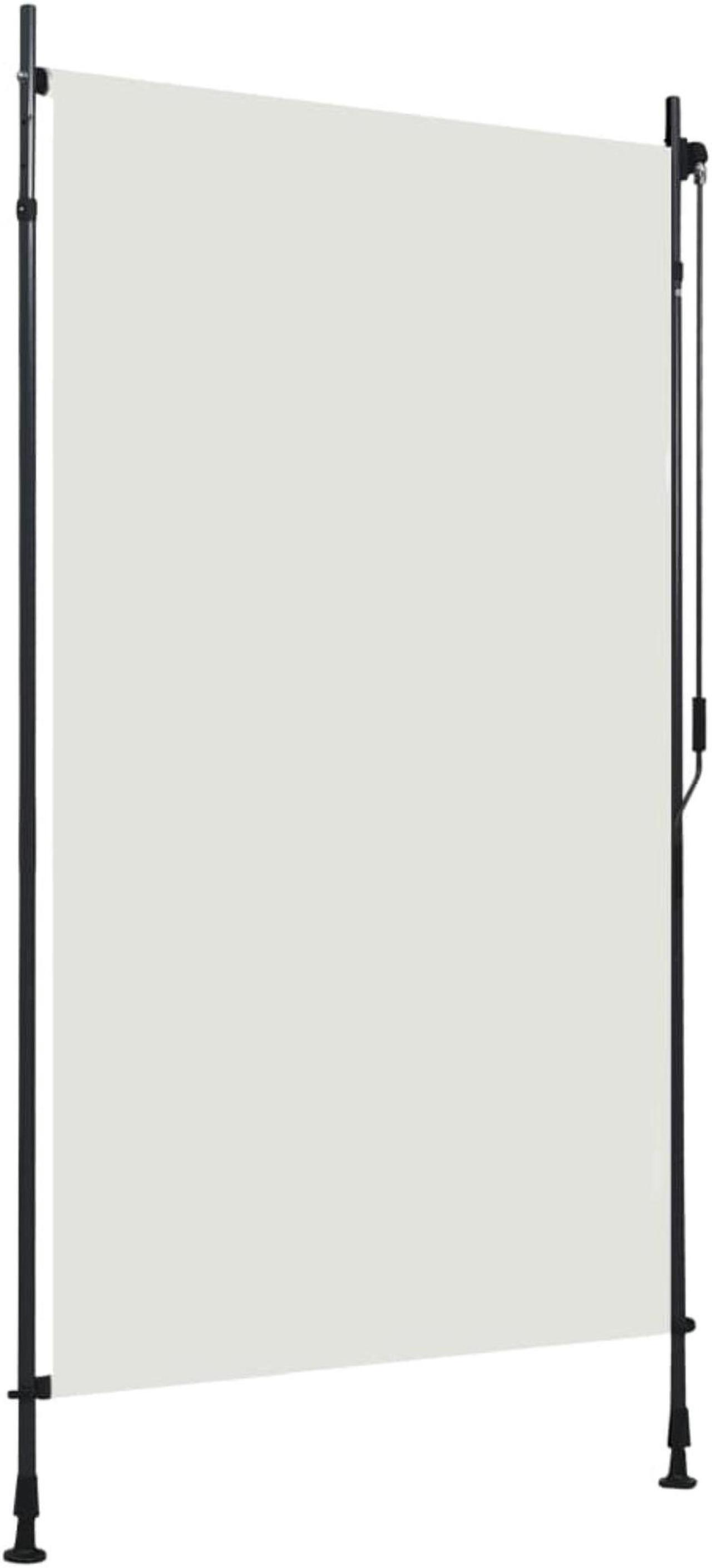 Alt view image 8 of 10 - vidaXL Roller Blind Blackout Blind with Hand Crank Height Adjustable Cream