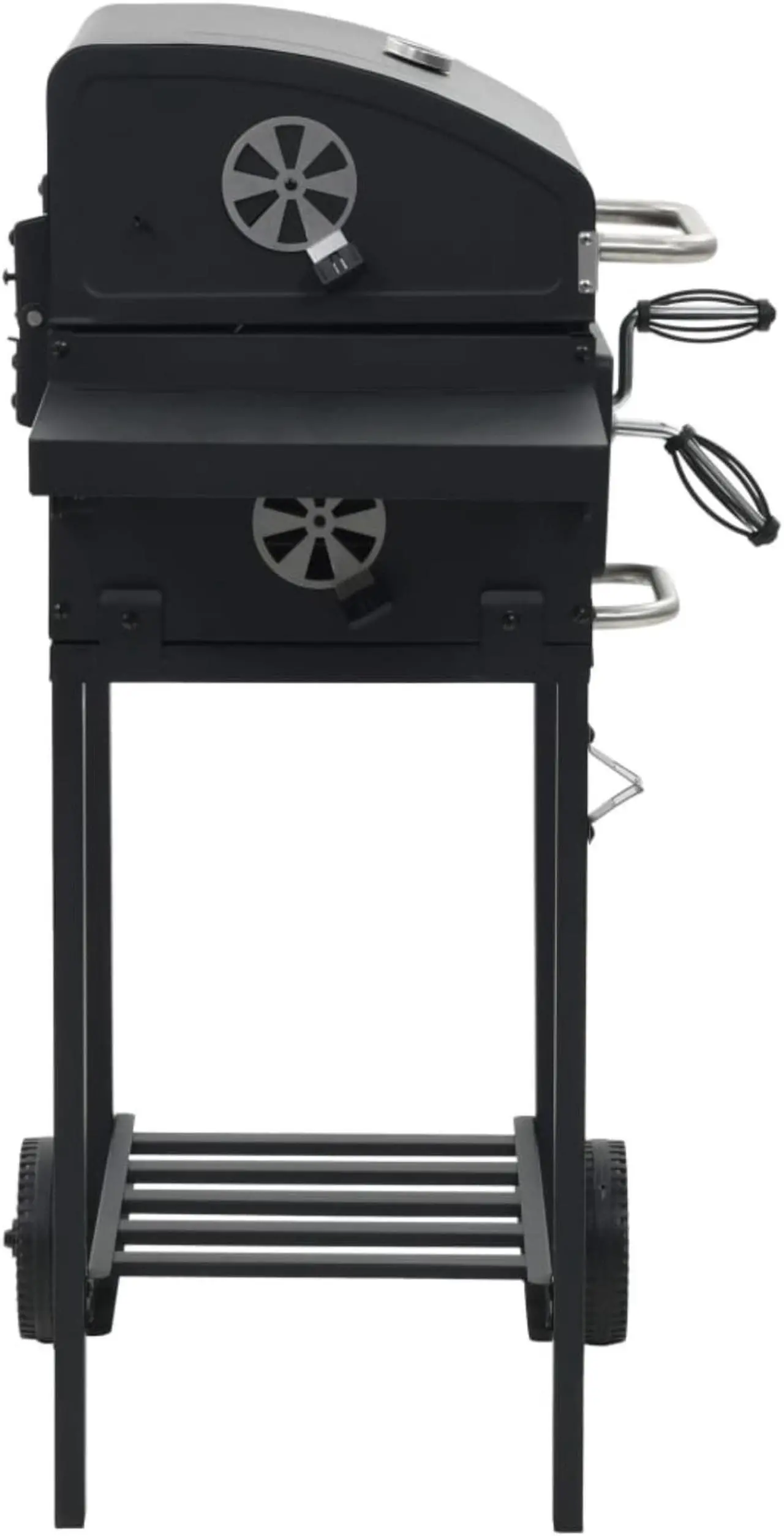 Alt view image 10 of 11 - vidaXL Barbecue Grill Charcoal Grill BBQ Grill for Outdoor Camping Picnic