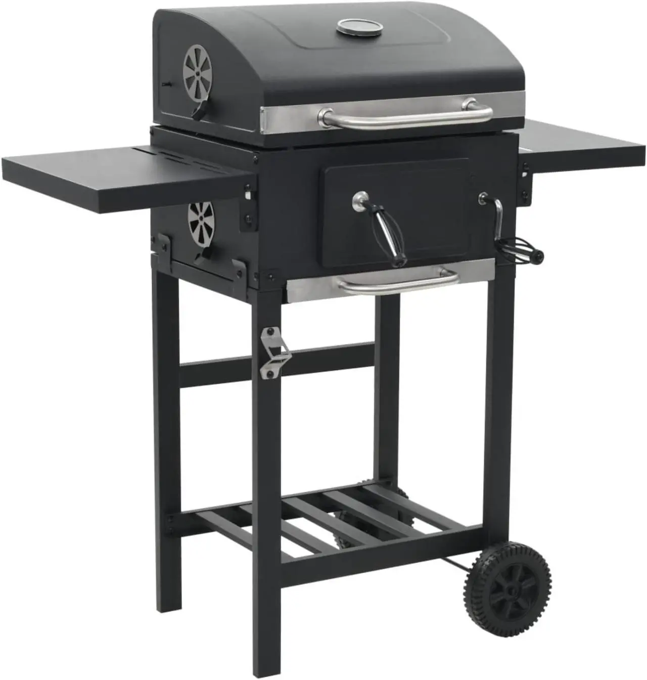Alt view image 8 of 11 - vidaXL Barbecue Grill Charcoal Grill BBQ Grill for Outdoor Camping Picnic
