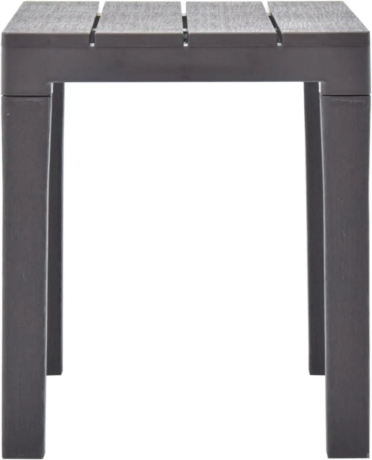 Alt view image 11 of 13 - vidaXL 2x Patio Benches Mocca Plastic Outdoor Garden Poolside Chairs Seat
