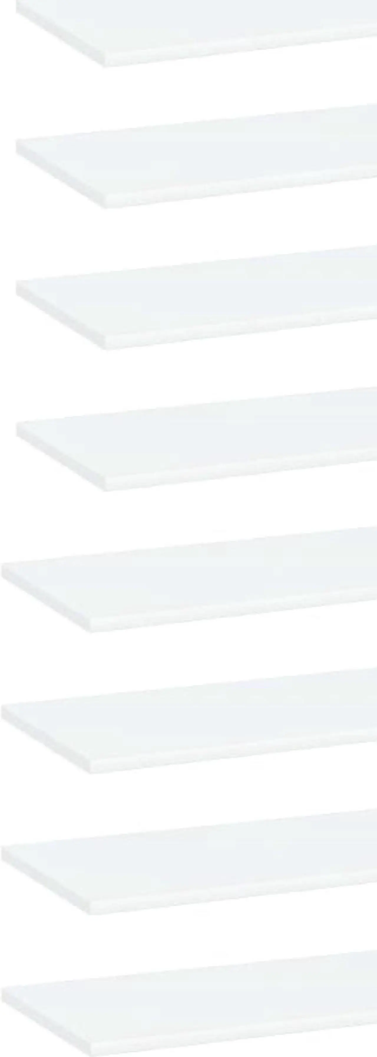 Alt view image 8 of 13 - vidaXL Floating Shelves Wall Mounted Shelving Unit 8 Pcs White Engineered Wood