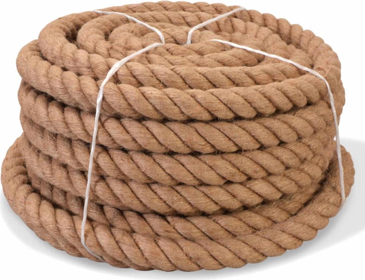 Alt view image 5 of 6 - vidaXL Rope Jute Hemp Rope for Crafts Gardening Hammock Decorating 100% Jute